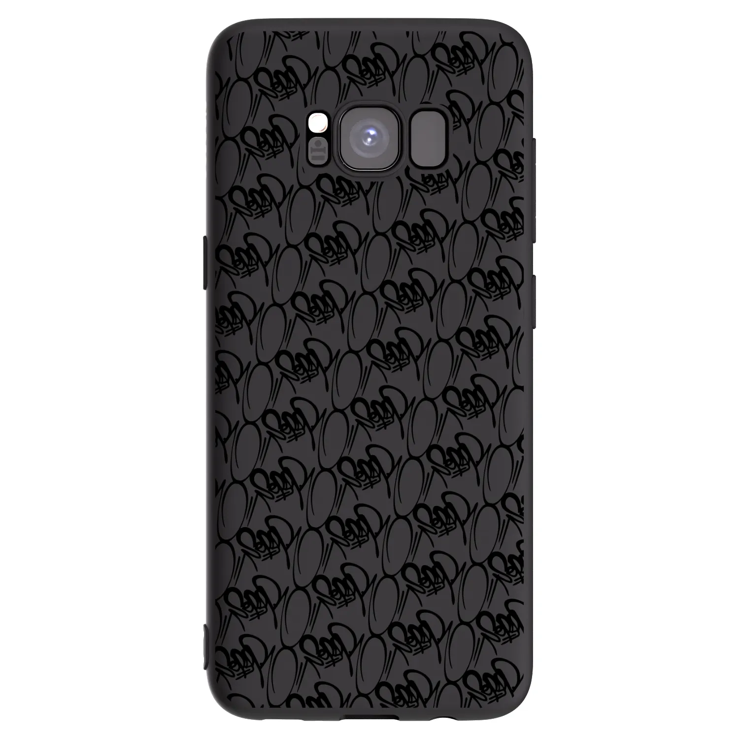 Picasee silikónový čierny obal pre Samsung Galaxy S8 G950F - Separ - Black On Black 2