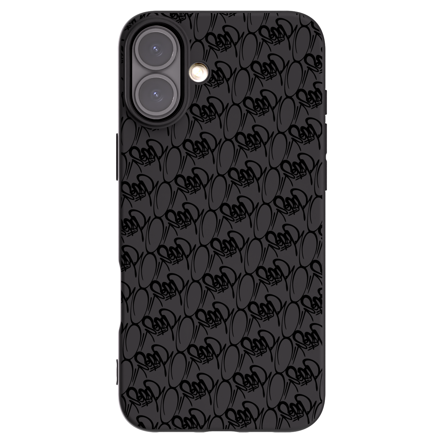 Picasee silikónový čierny obal pre Apple iPhone 16 Plus - Separ - Black On Black 2