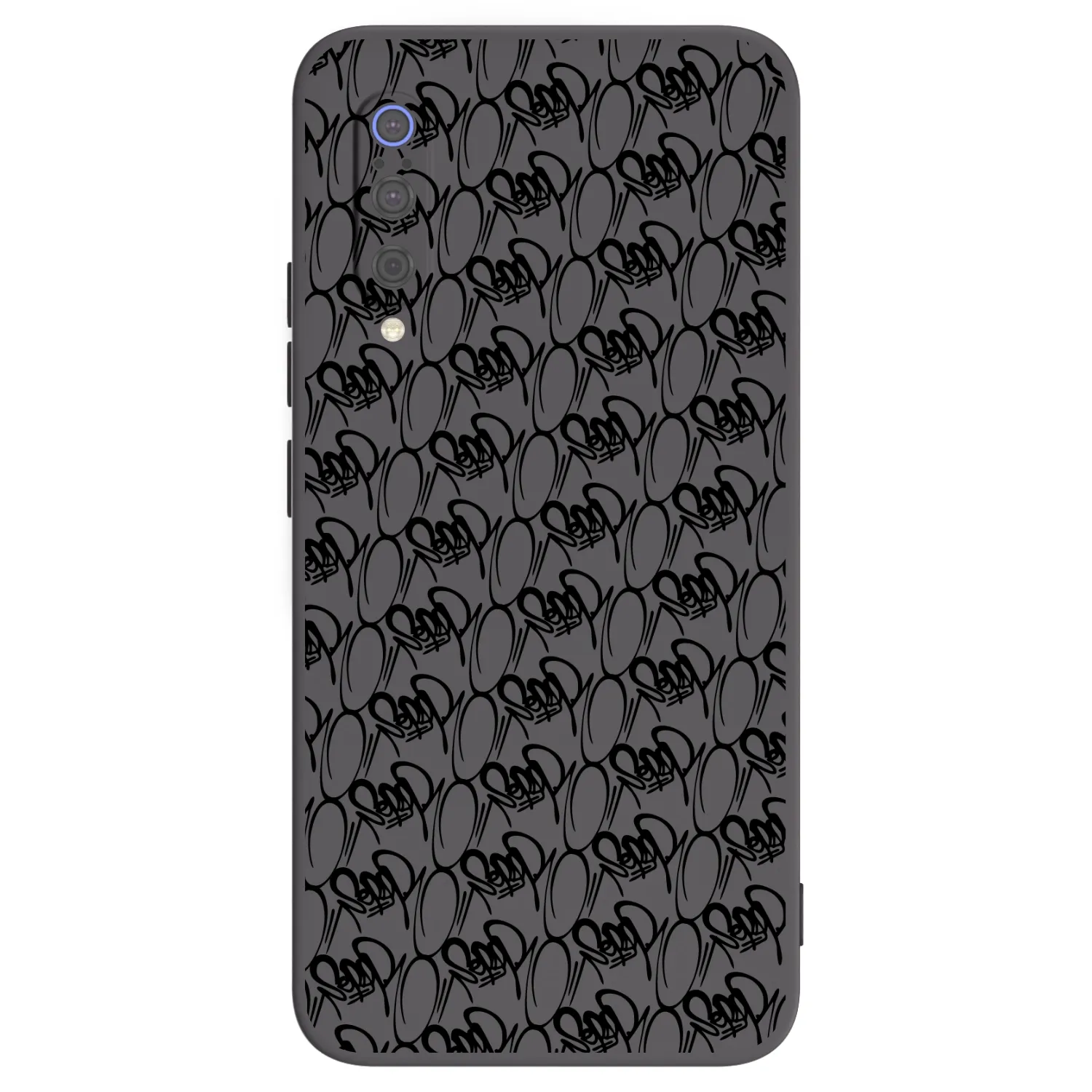 Picasee silikónový čierny obal pre Xiaomi Mi 9 - Separ - Black On Black 2