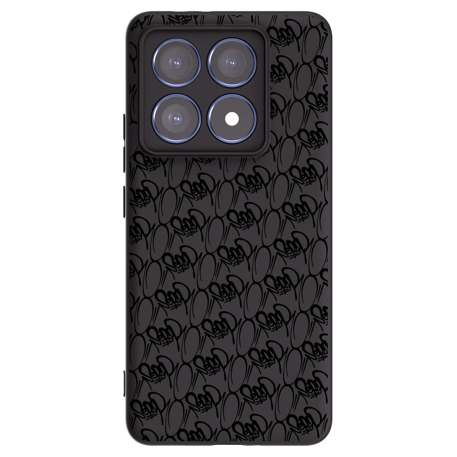Picasee silikónový čierny obal pre Xiaomi 14T Pro - Separ - Black On Black 2