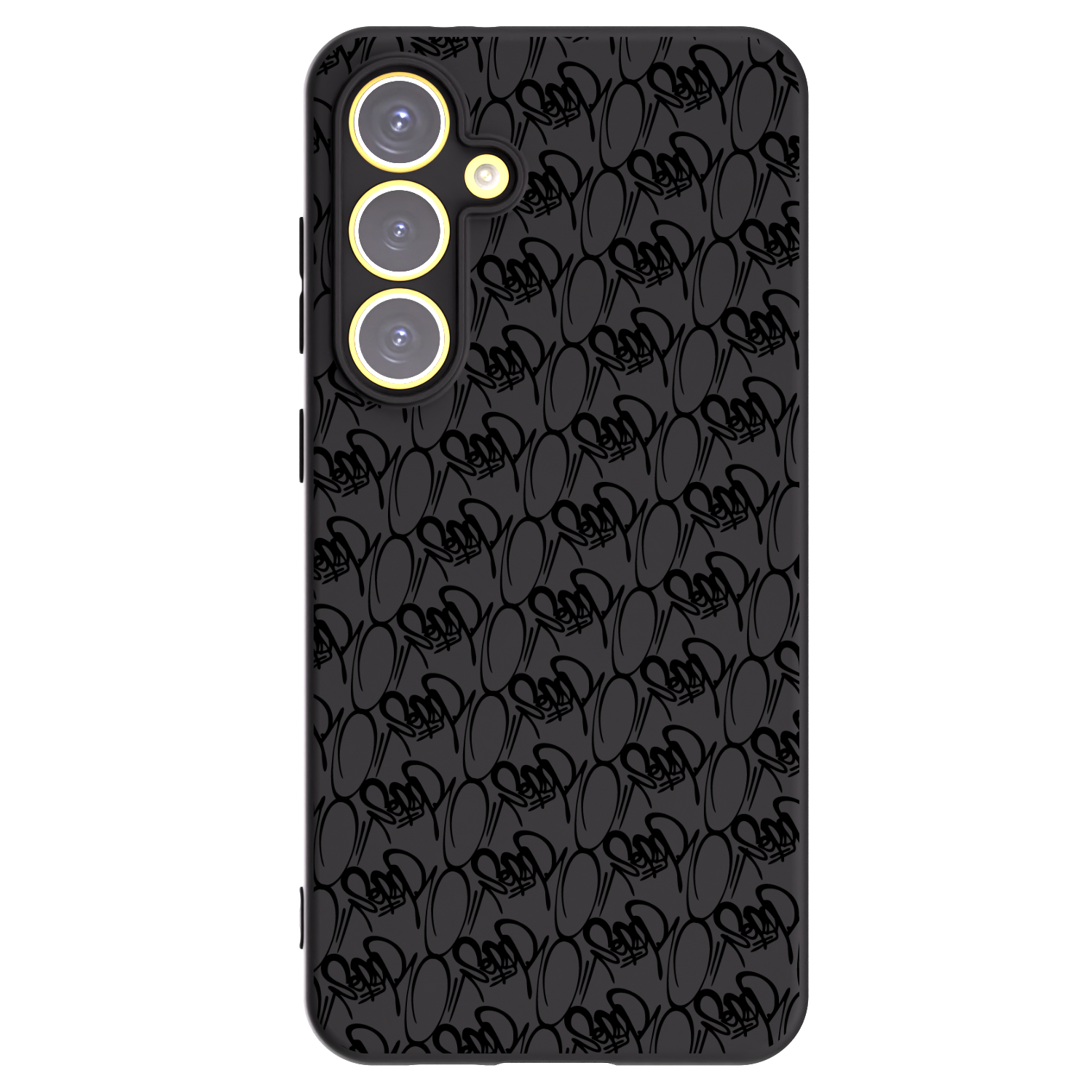 Picasee silikónový čierny obal pre Samsung Galaxy S24 FE S721B - Separ - Black On Black 2