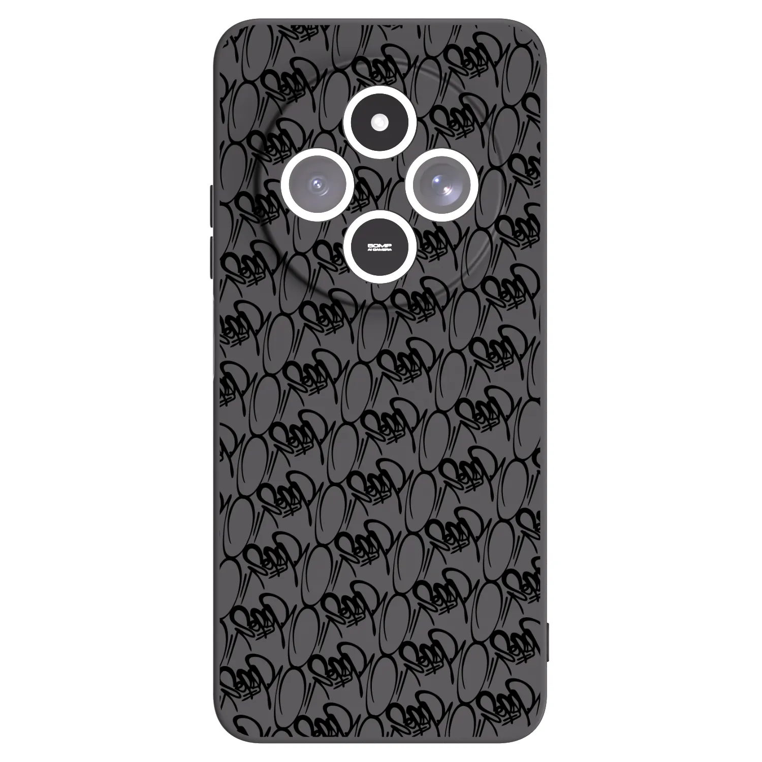 Picasee silikónový čierny obal pre Xiaomi Redmi 14C - Separ - Black On Black 2