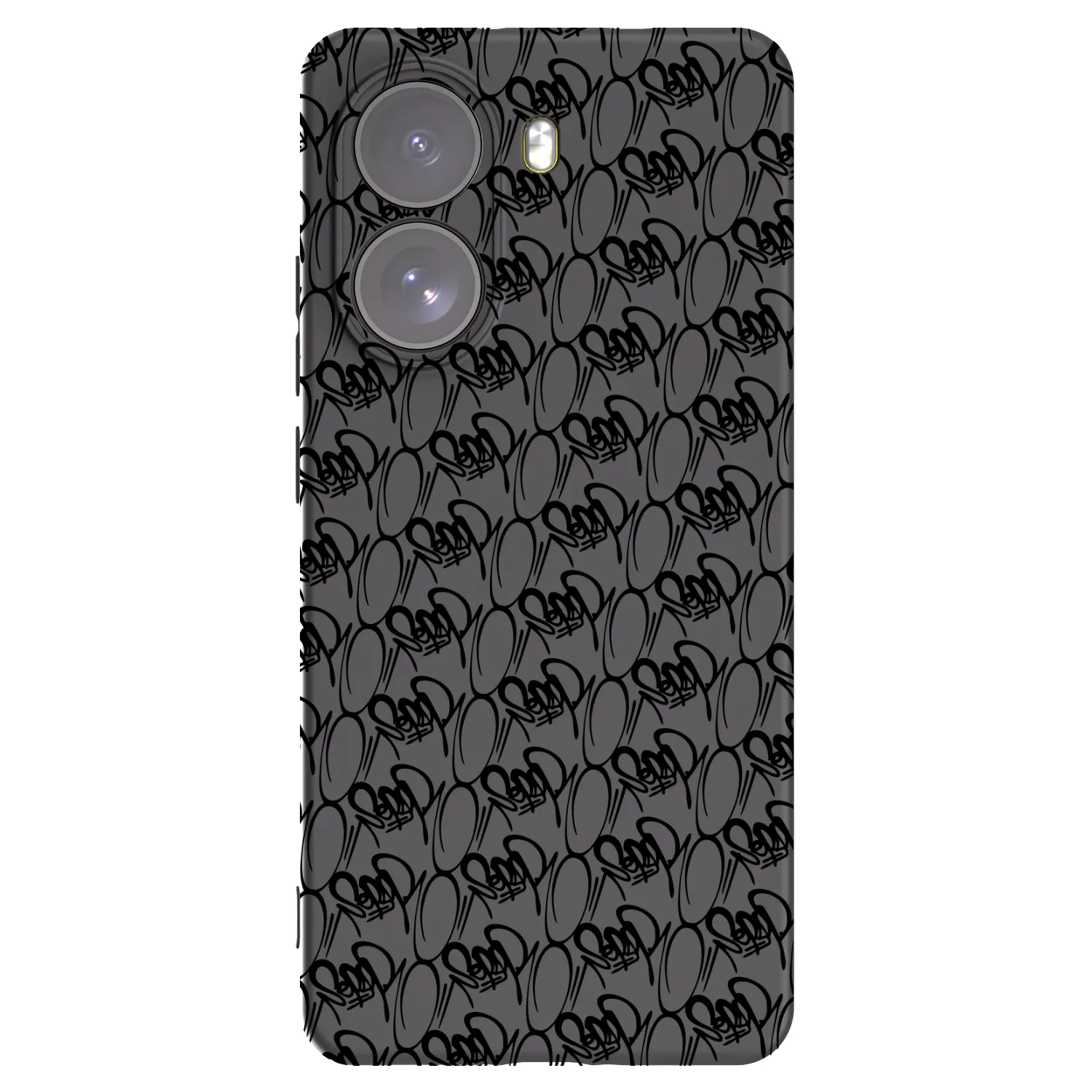 Picasee silikónový čierny obal pre Xiaomi Poco X7 - Separ - Black On Black 2