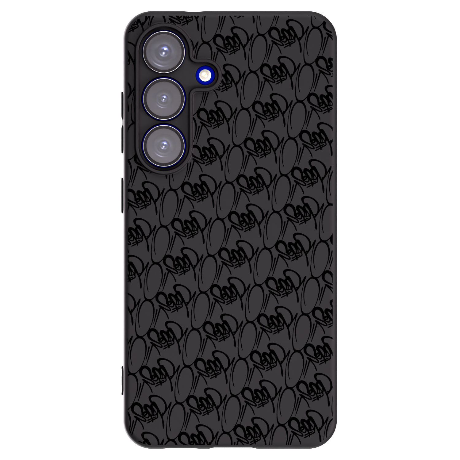 Picasee silikónový čierny obal pre Samsung Galaxy S25 5G - Separ - Black On Black 2