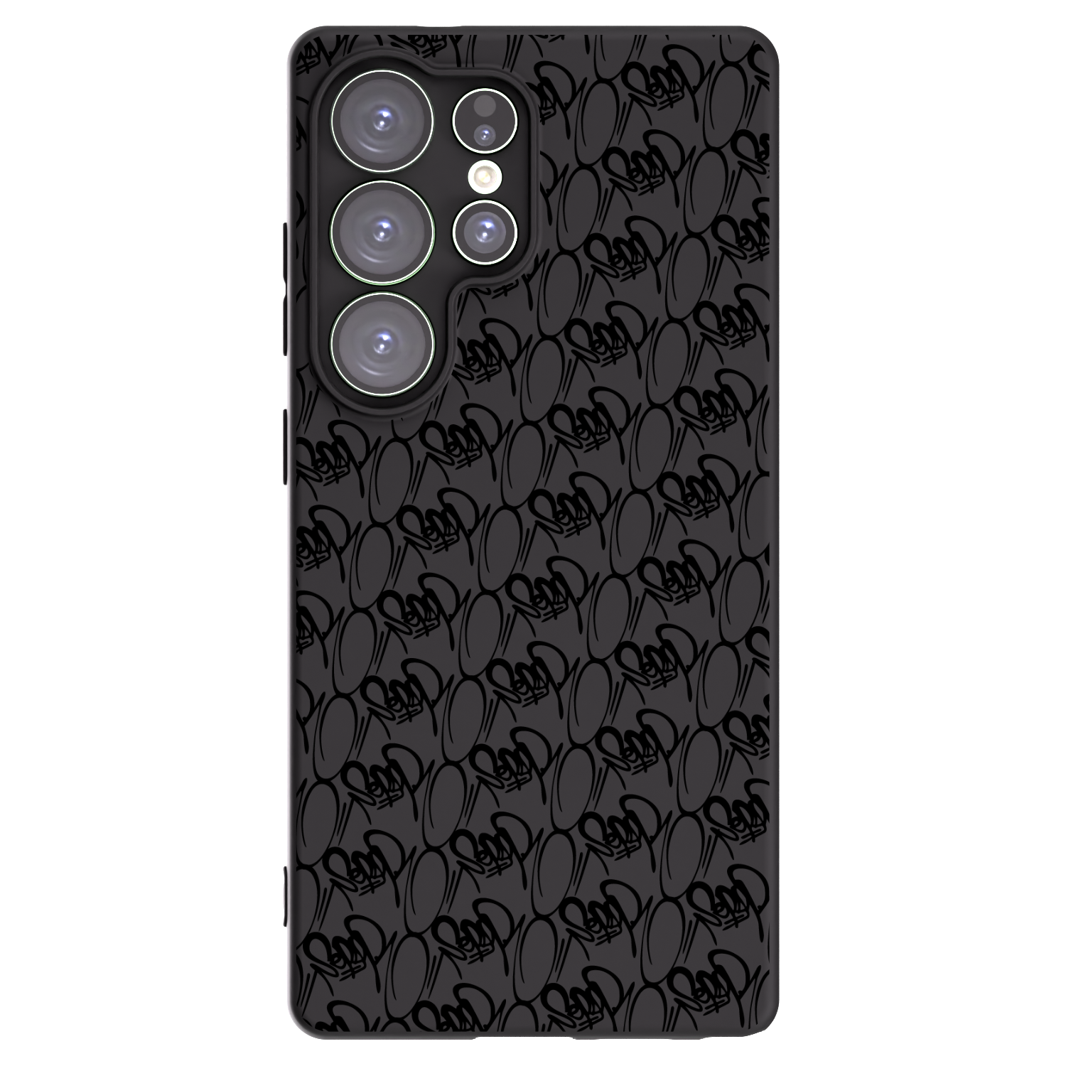 Picasee silikónový čierny obal pre Samsung Galaxy S25 Ultra 5G - Separ - Black On Black 2