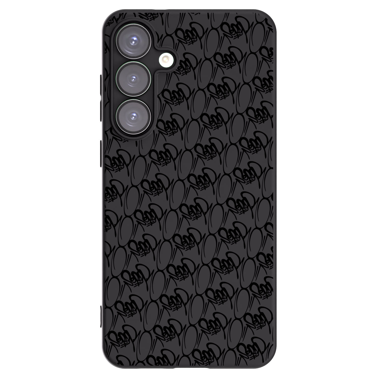 Picasee silikónový čierny obal pre Samsung Galaxy S25+ 5G - Separ - Black On Black 2