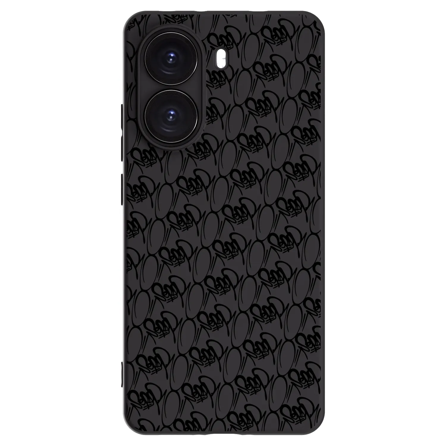 Picasee silikónový čierny obal pre Xiaomi Poco X7 Pro 5G - Separ - Black On Black 2