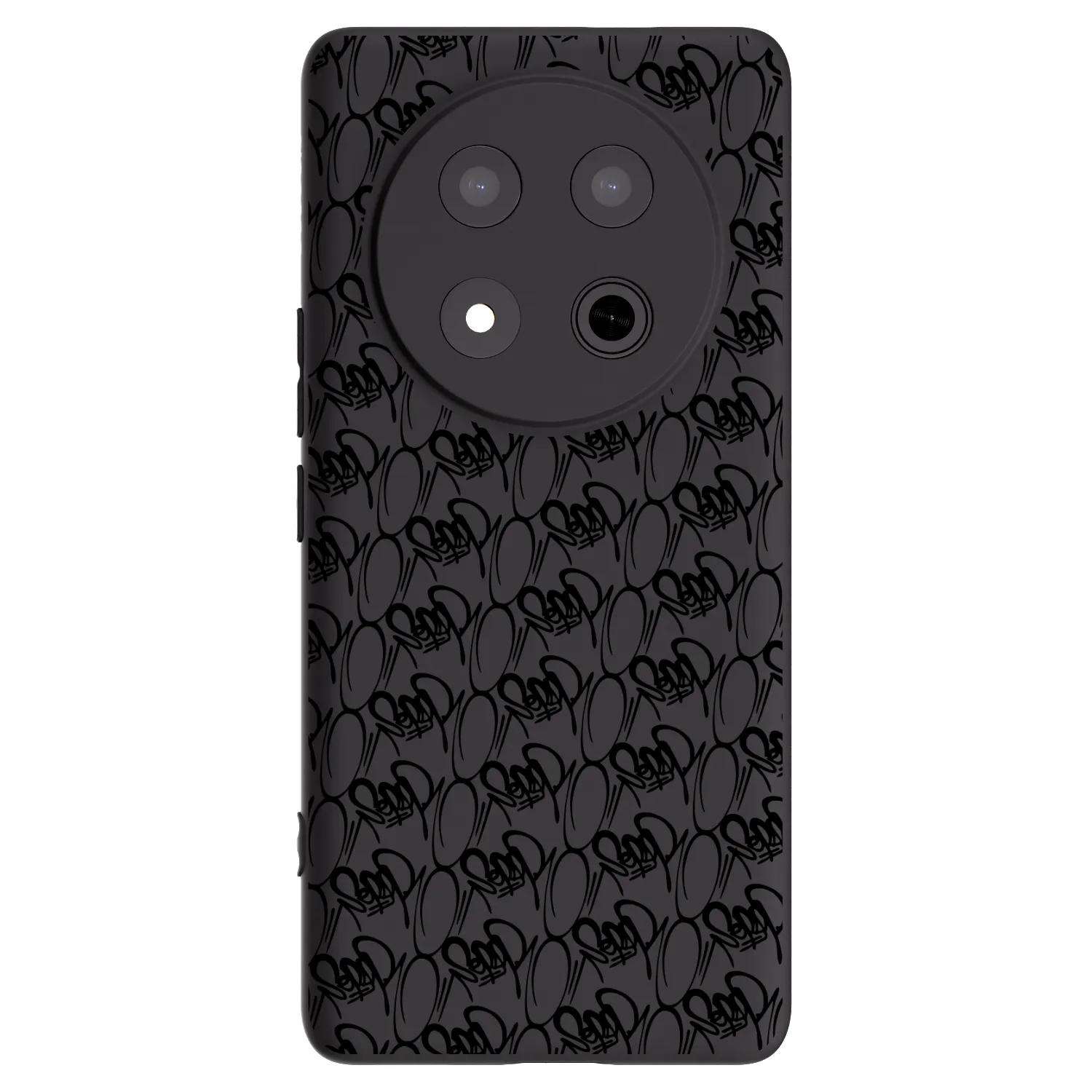 Picasee silikónový čierny obal pre Honor Magic7 Lite 5G - Separ - Black On Black 2