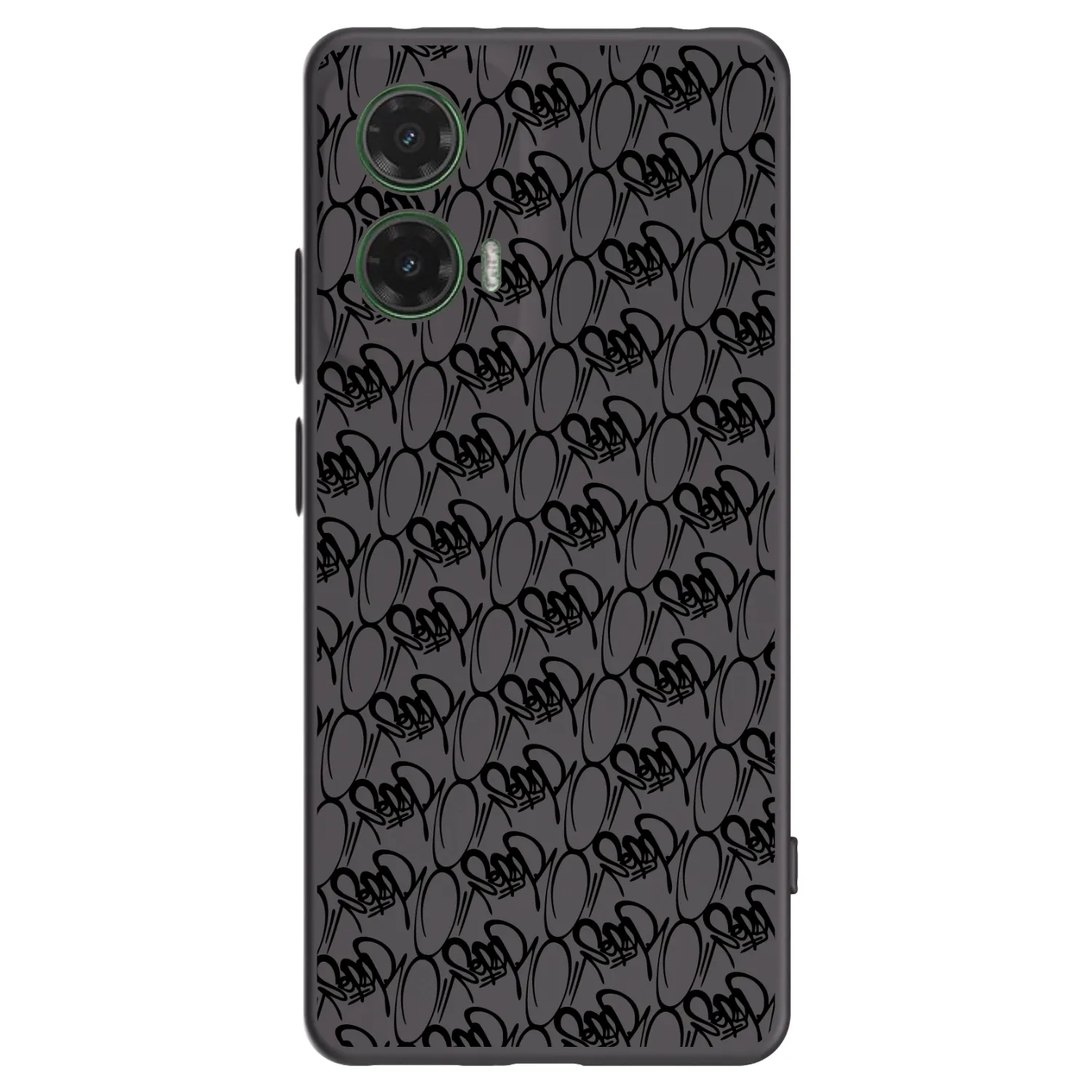 Picasee silikónový čierny obal pre Motorola Moto G35 5G - Separ - Black On Black 2