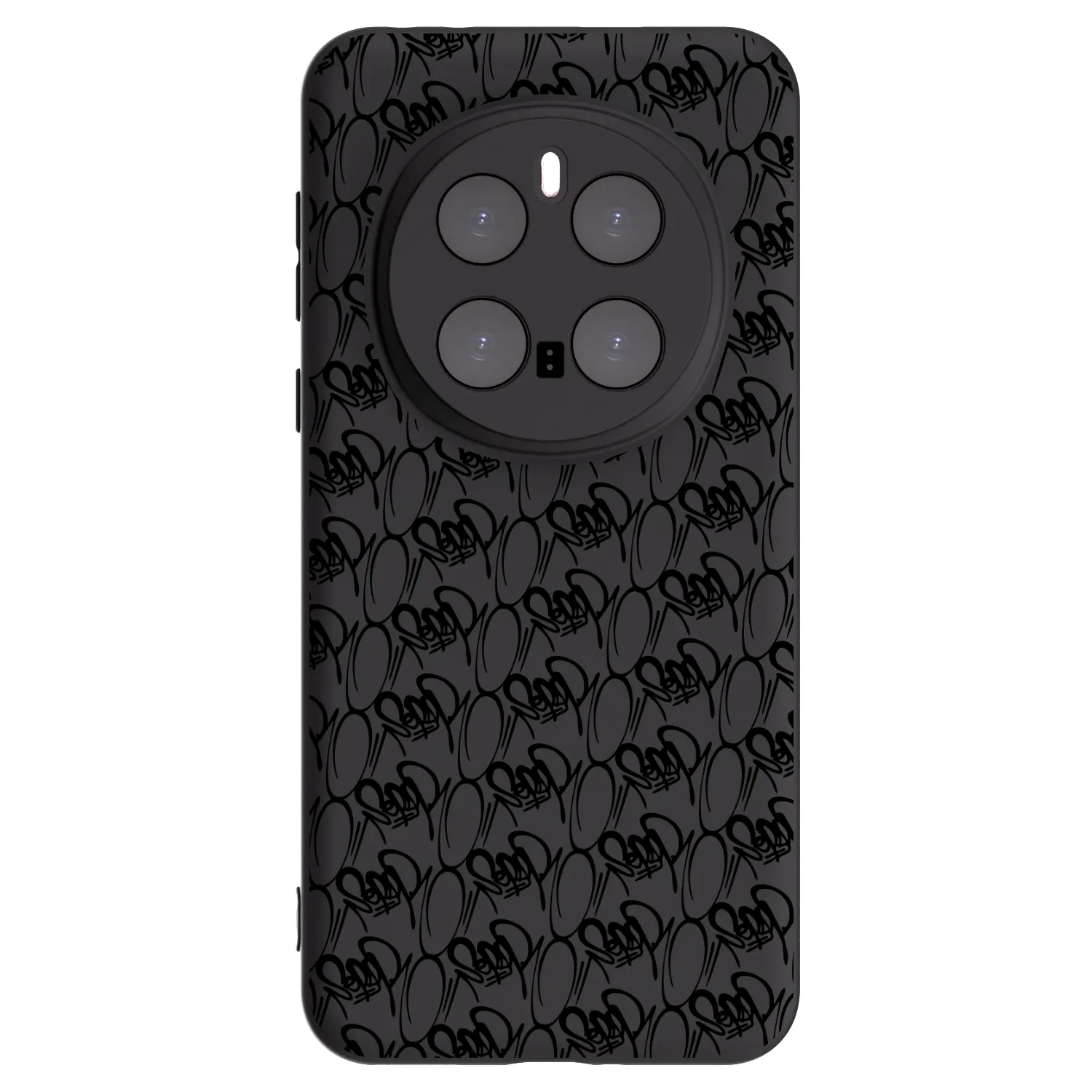 Picasee silikónový čierny obal pre Honor Magic7 Pro 5G - Separ - Black On Black 2