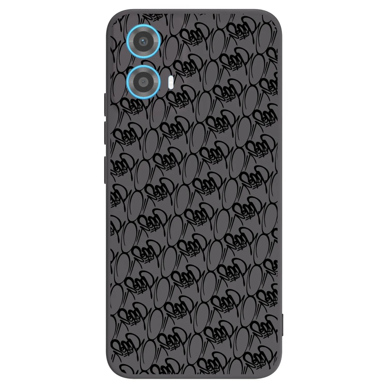 Picasee silikónový čierny obal pre Motorola Moto G34 5G - Separ - Black On Black 2