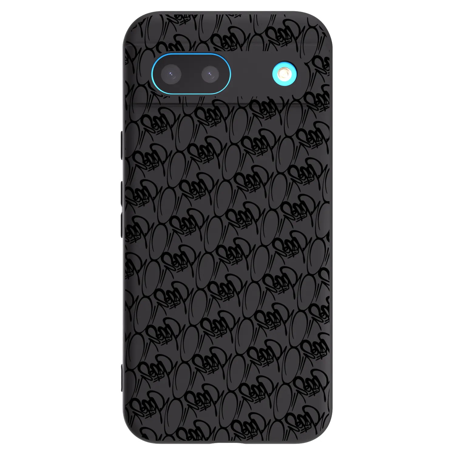 Silikónový čierny obal pre Google Pixel 8 - Separ - Black On Black 2