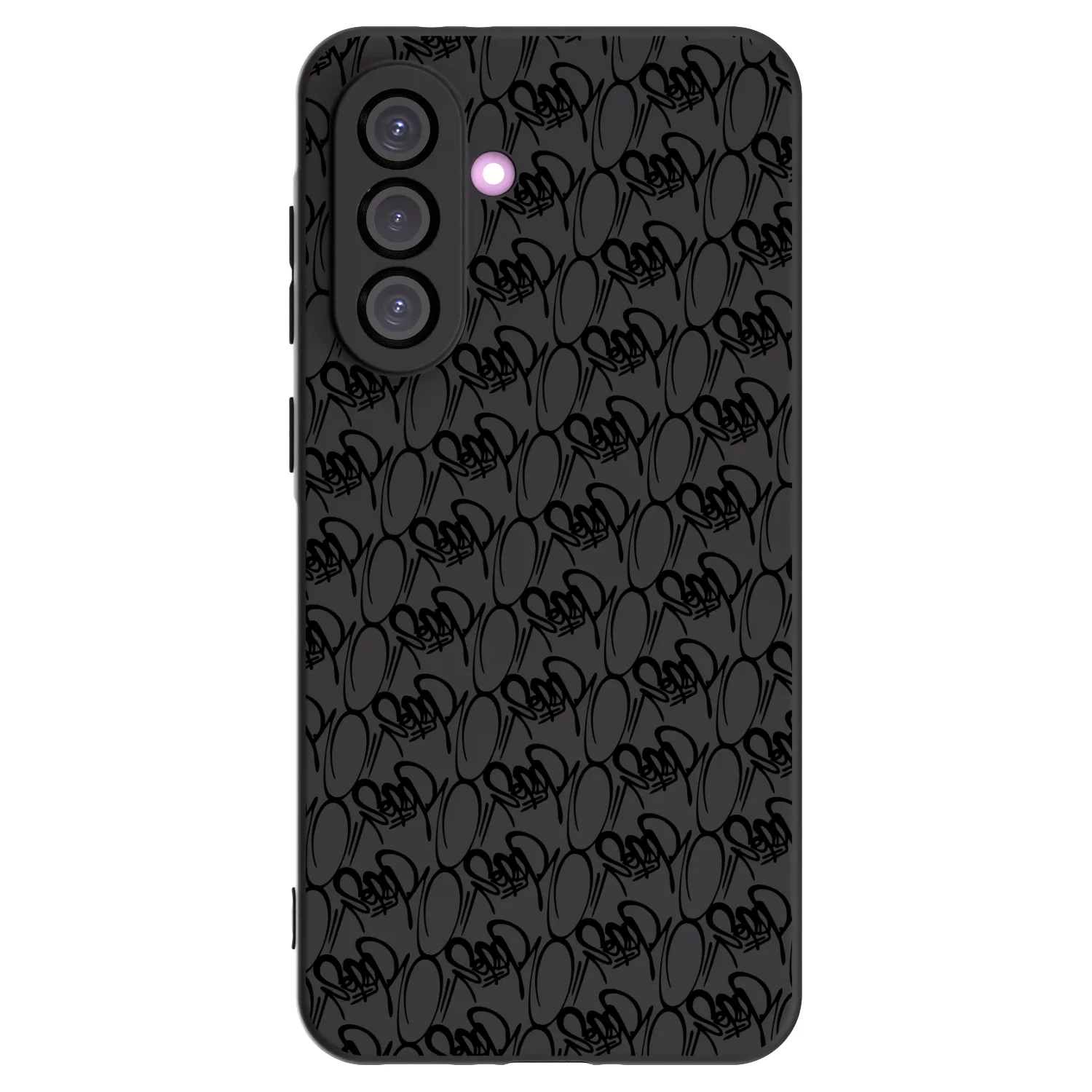 Picasee silikónový čierny obal pre Samsung Galaxy A56 5G A566B - Separ - Black On Black 2
