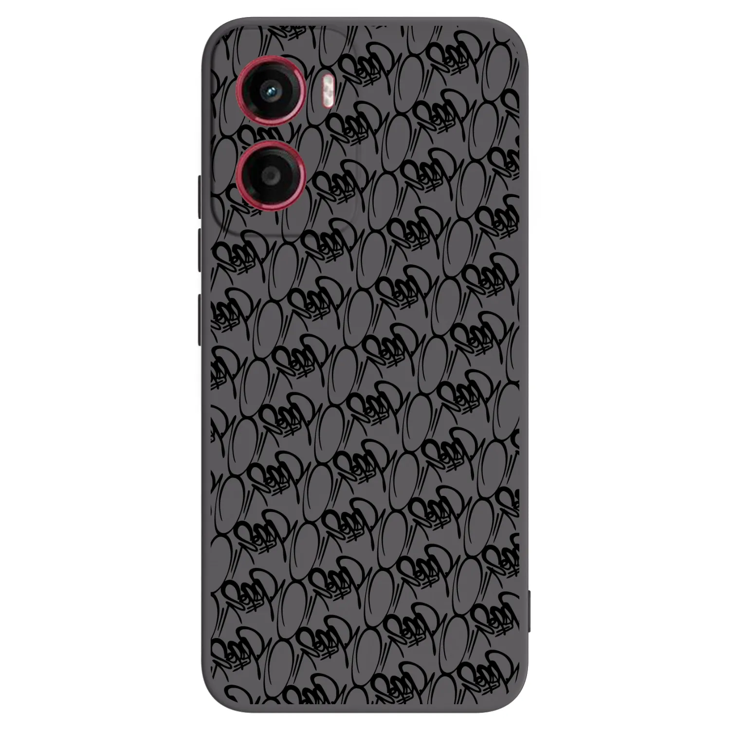 Picasee silikónový čierny obal pre Motorola Moto G05 - Separ - Black On Black 2