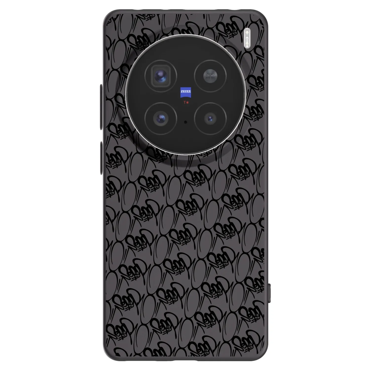 Picasee silikónový čierny obal pre Vivo X200 Pro - Separ - Black On Black 2