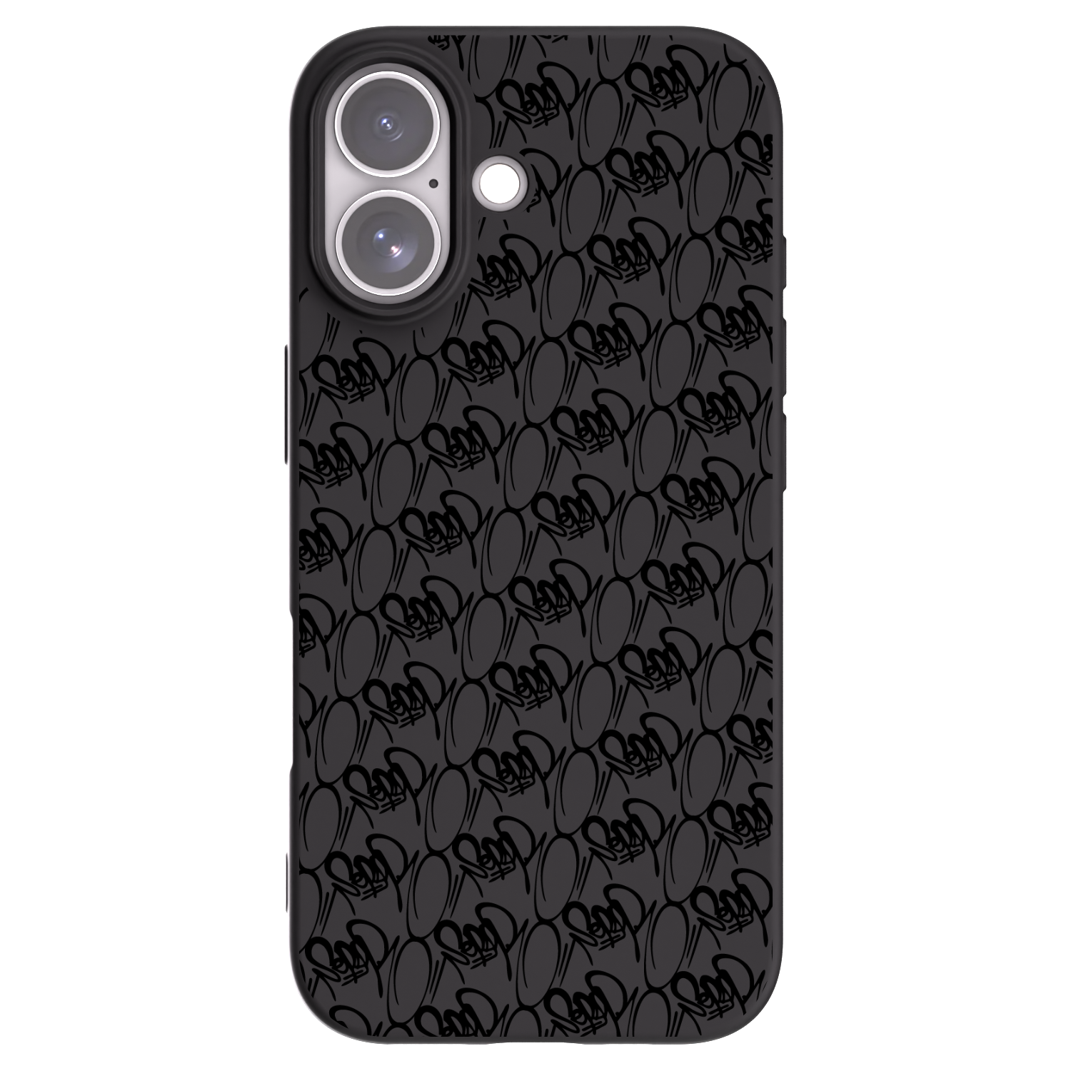 Picasee silikónový čierny obal pre Apple iPhone 17 - Separ - Black On Black 2