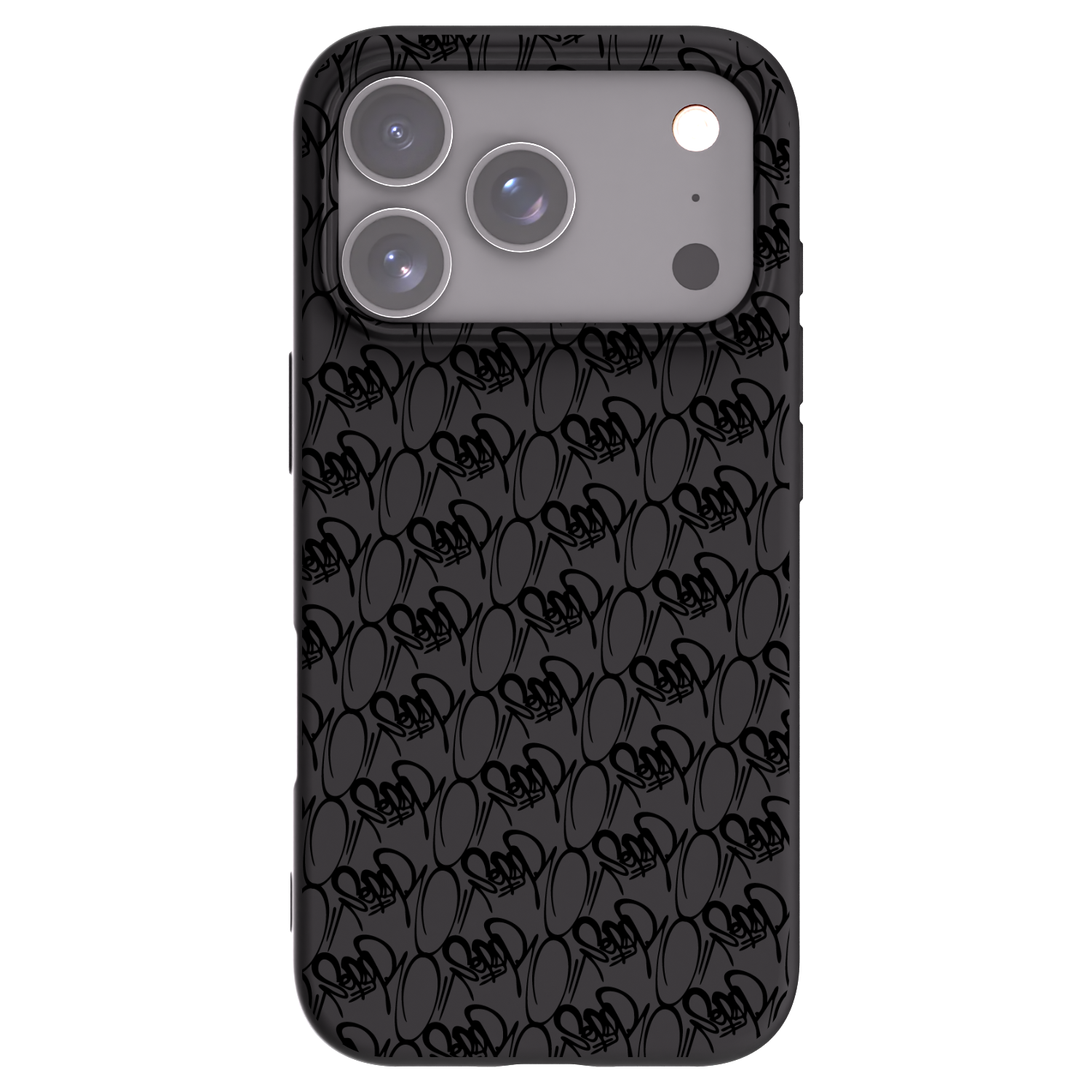 Picasee silikónový čierny obal pre Apple iPhone 17 Pro - Separ - Black On Black 2