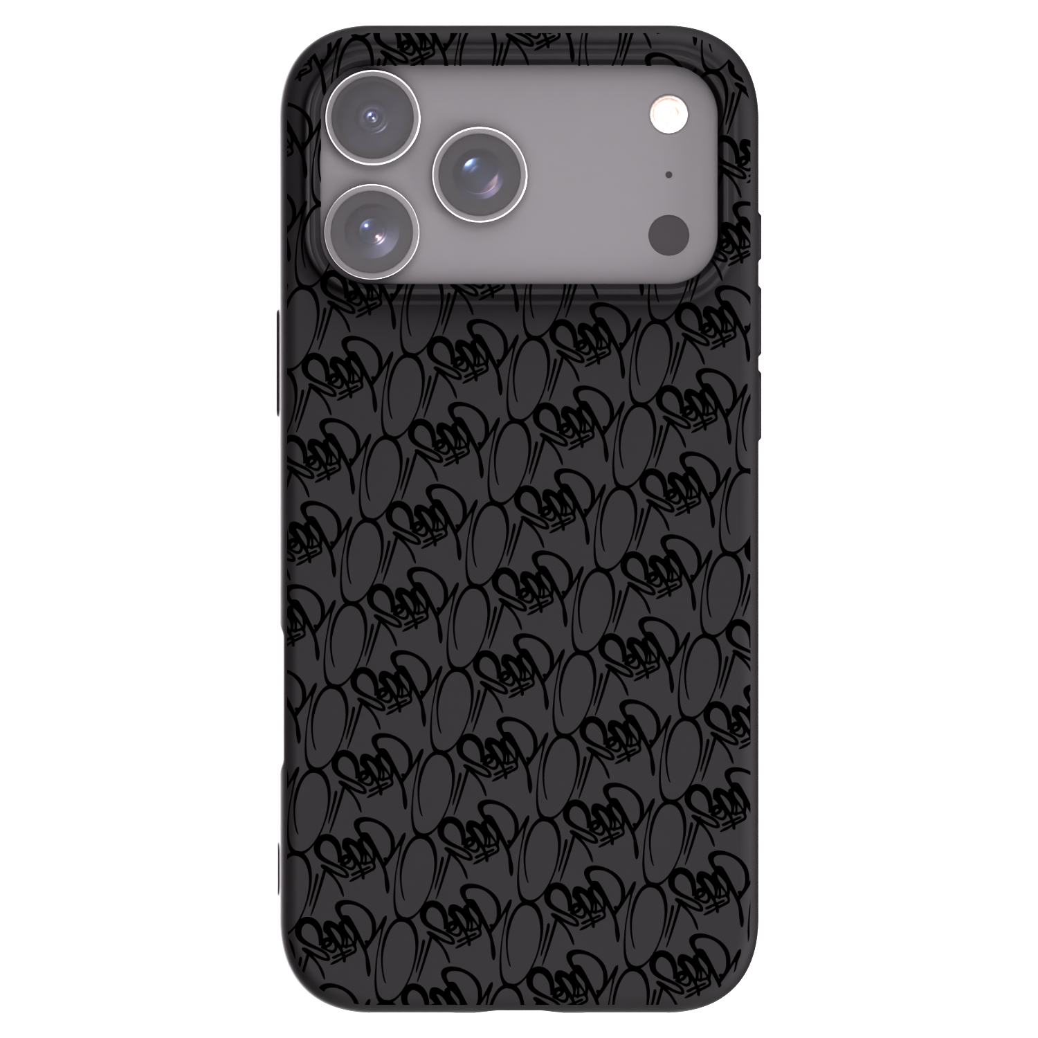 Picasee silikónový čierny obal pre Apple iPhone 17 Pro Max - Separ - Black On Black 2