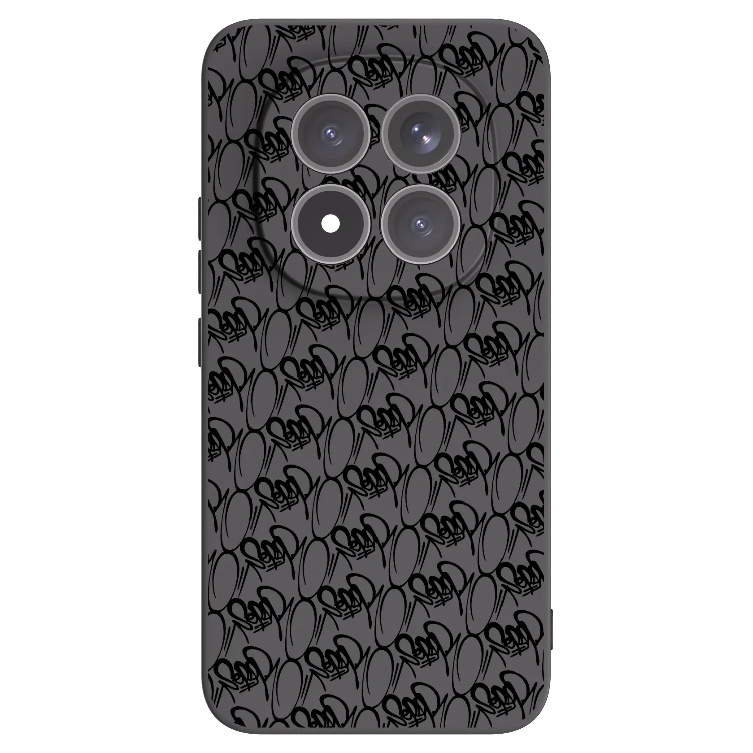 Silikónový čierny obal pre Xiaomi Redmi Note 15 Pro+ - Separ - Black On Black 2