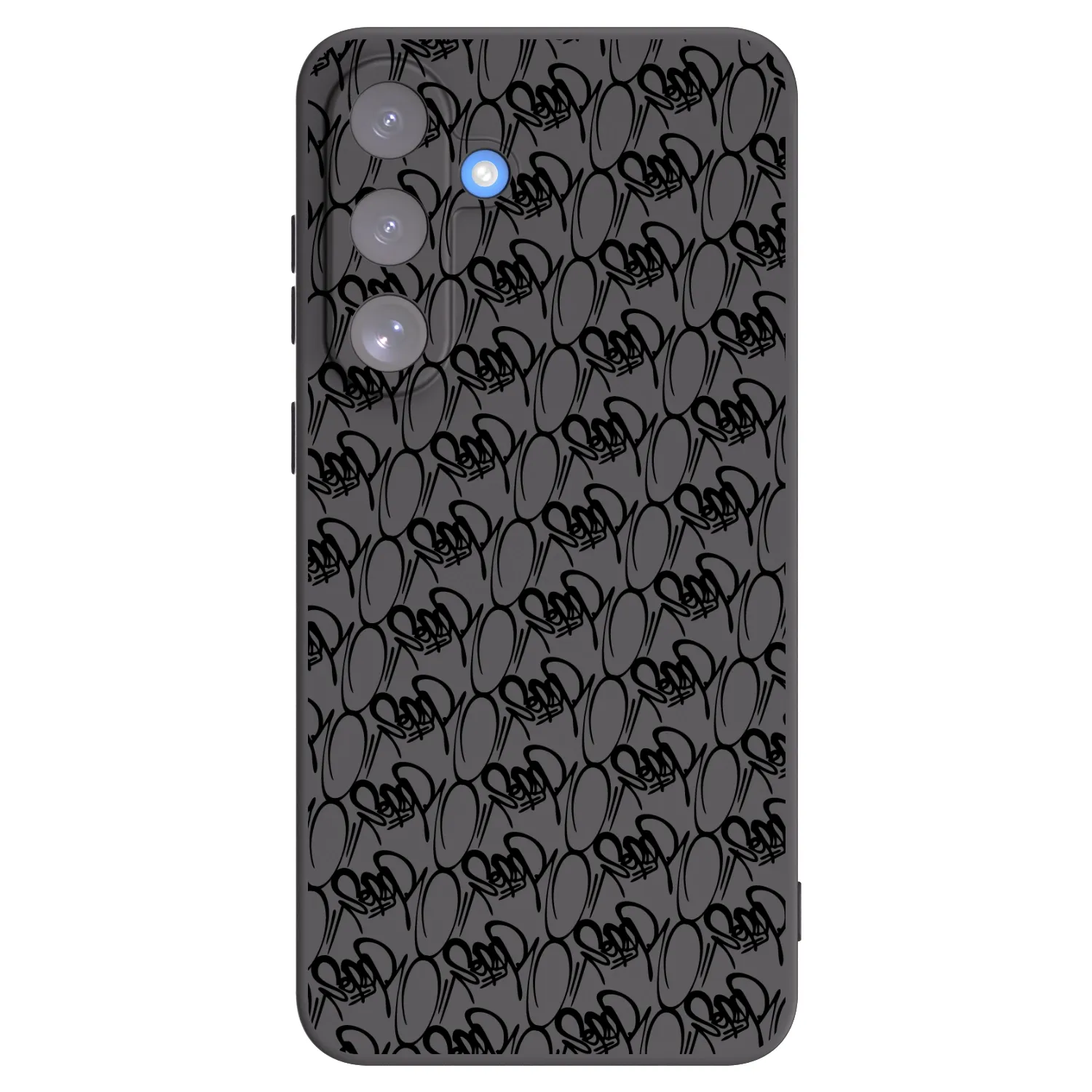 Picasee silikónový čierny obal pre Samsung Galaxy S25 FE 5G - Separ - Black On Black 2