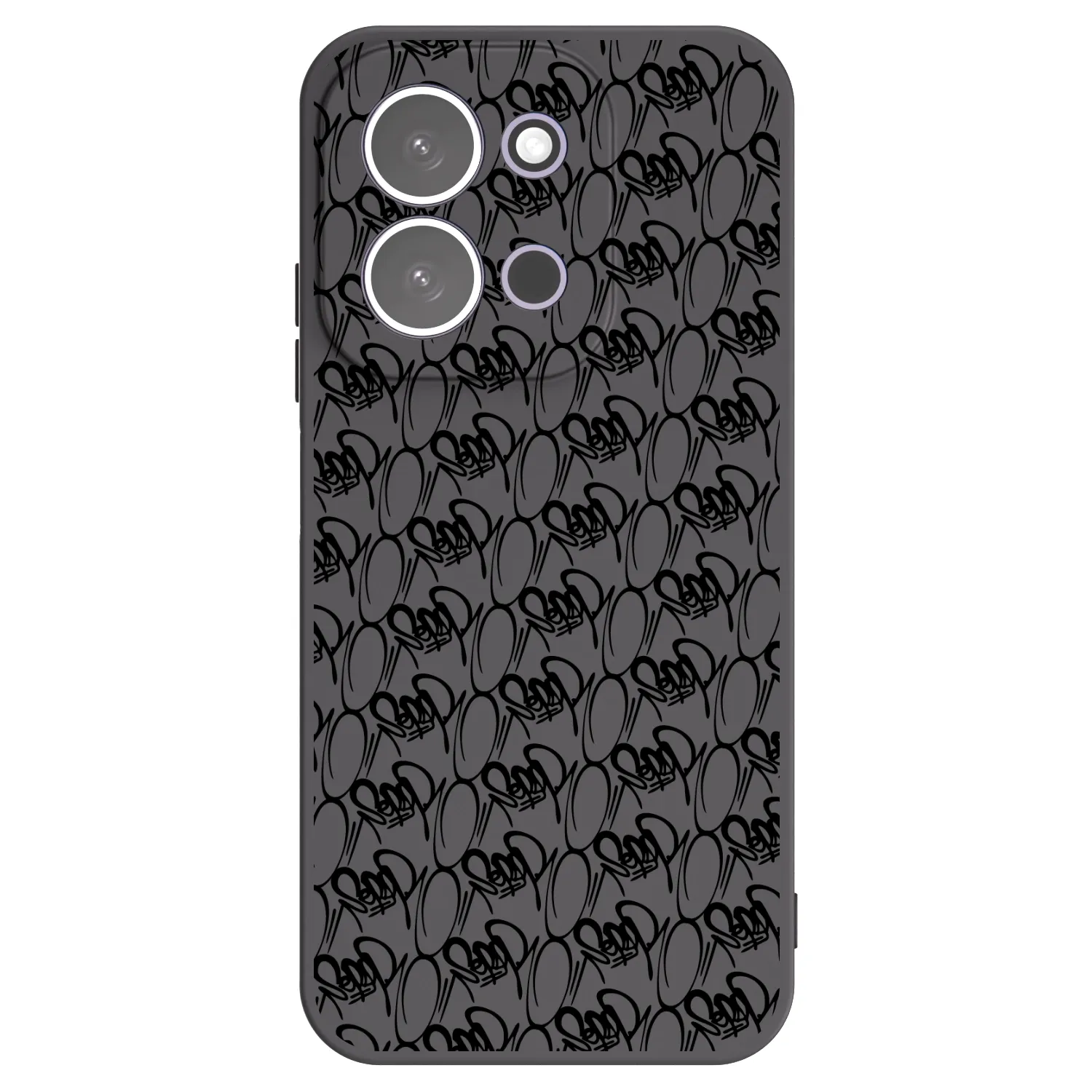 Picasee silikónový čierny obal pre Xiaomi Redmi 15C 5G - Separ - Black On Black 2