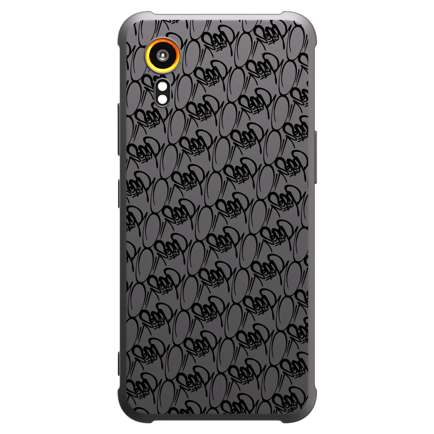 Picasee silikónový čierny obal pre Samsung Galaxy Xcover 7 - Separ - Black On Black 2
