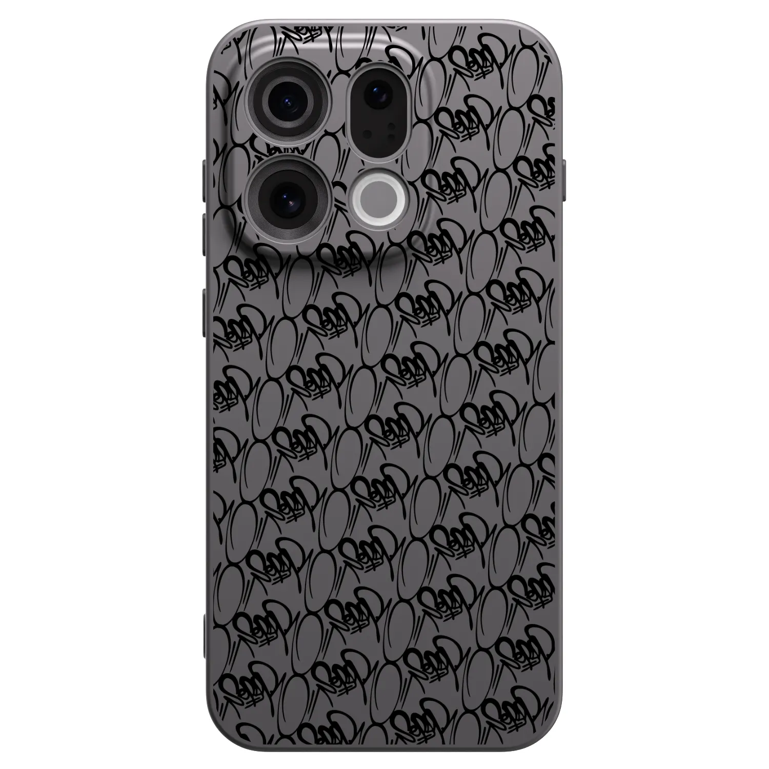 Picasee silikónový čierny obal pre OPPO Find X9 - Separ - Black On Black 2
