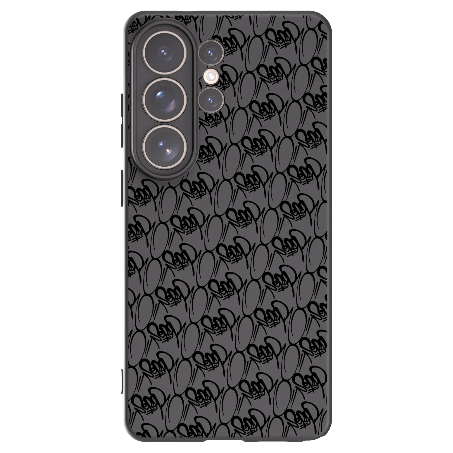 Picasee silikónový čierny obal pre Samsung Galaxy S26 Ultra - Separ - Black On Black 2