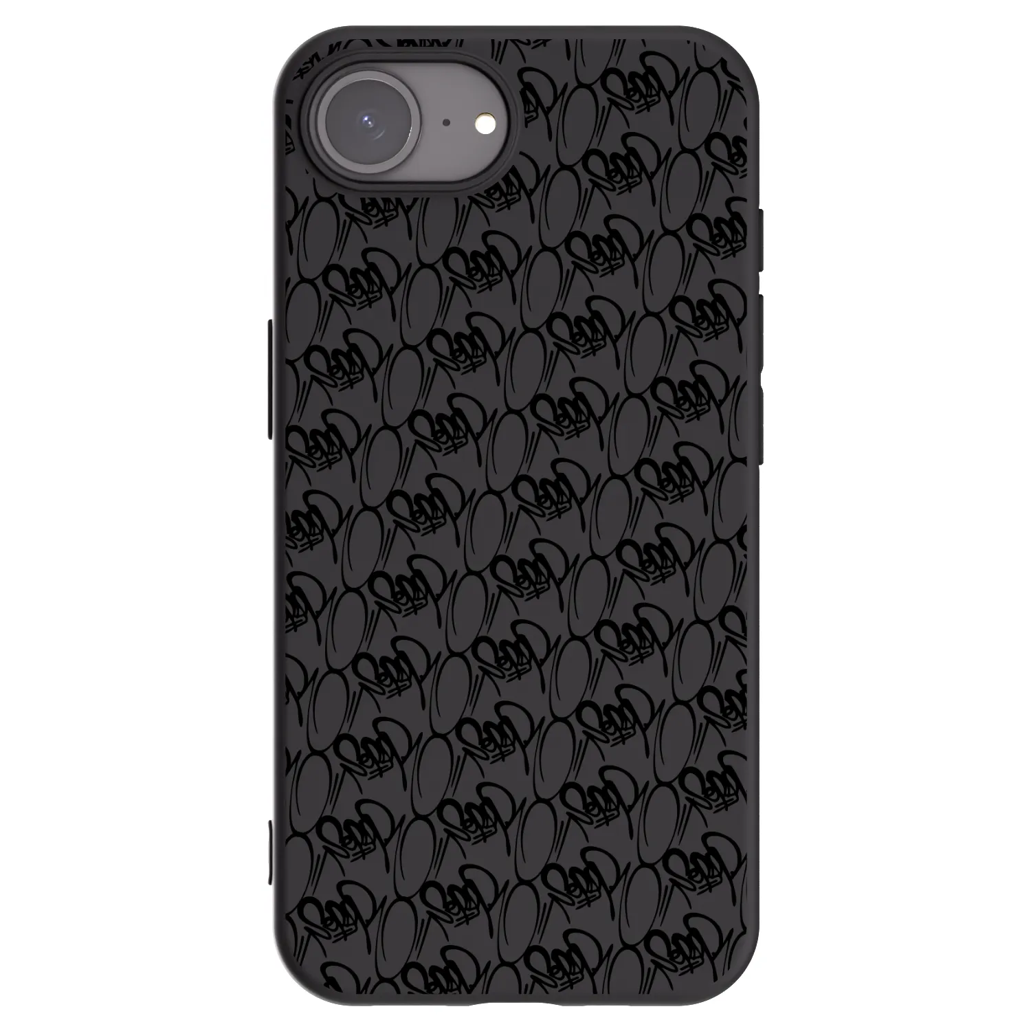 Picasee silikónový čierny obal pre Apple iPhone 17e - Separ - Black On Black 2