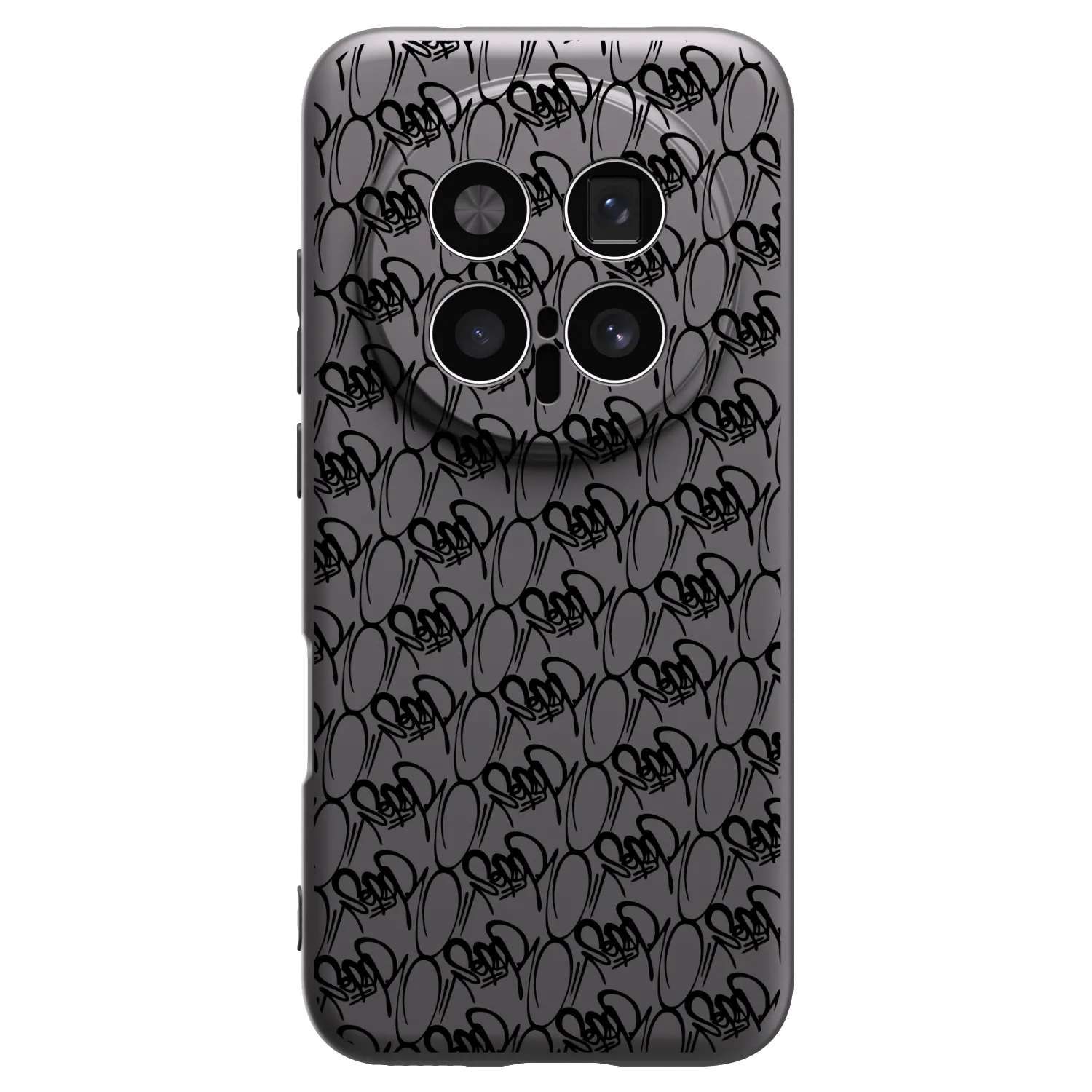 Picasee silikónový čierny obal pre Honor Magic8 Pro 5G - Separ - Black On Black 2