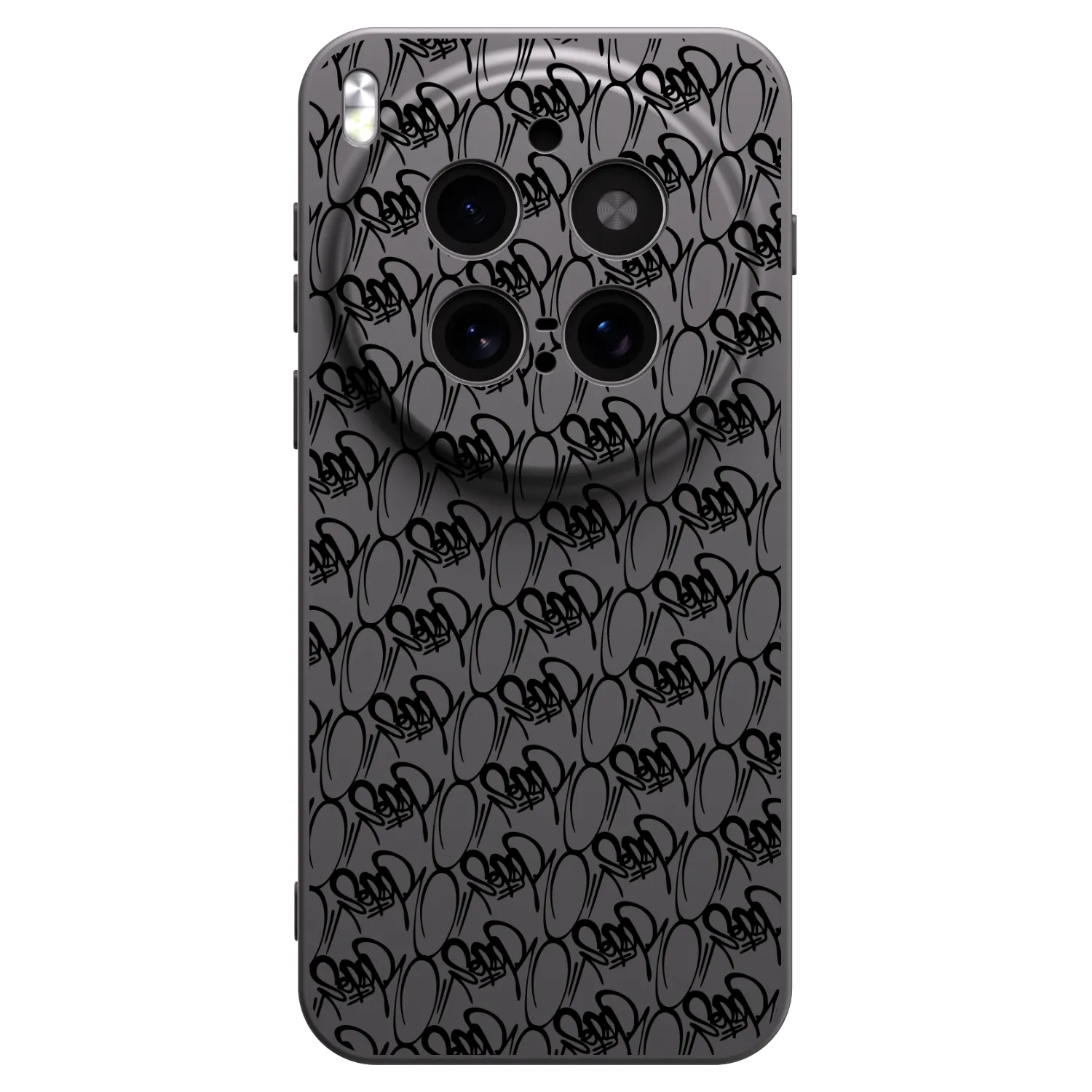Picasee silikónový čierny obal pre Vivo X300 Pro - Separ - Black On Black 2