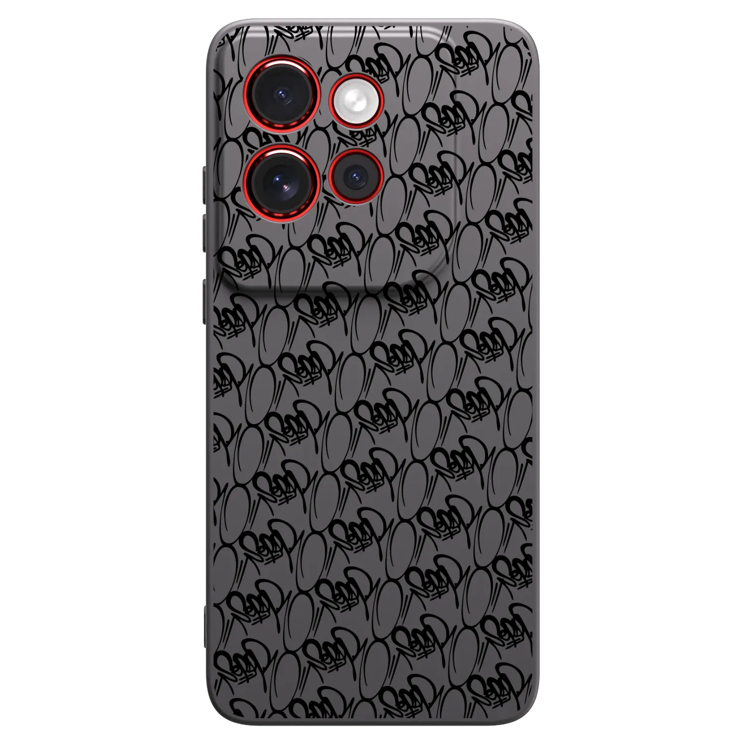 Picasee silikónový čierny obal pre Motorola Edge 60 Neo 5G - Separ - Black On Black 2