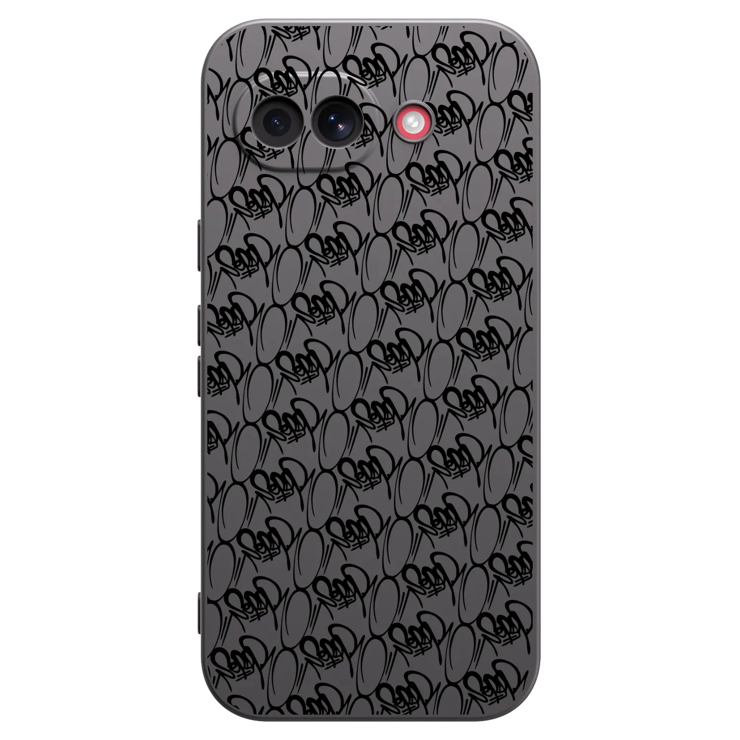 Picasee silikónový čierny obal pre Google Pixel 10a - Separ - Black On Black 2