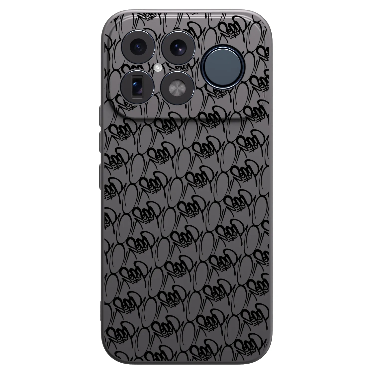 Picasee silikónový čierny obal pre Xiaomi Poco F8 Ultra - Separ - Black On Black 2