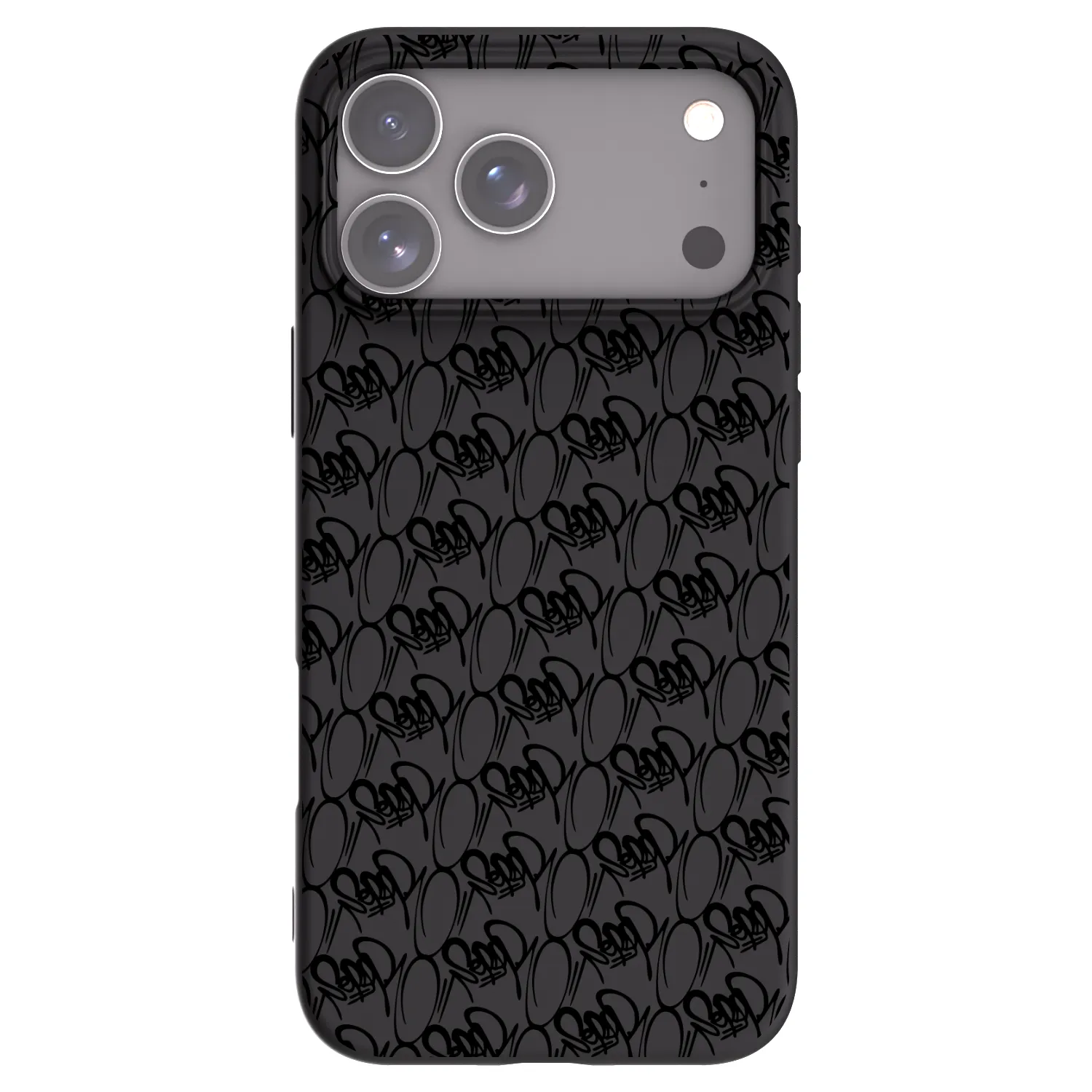 Picasee silikónový čierny obal pre Apple iPhone 18 Pro Max - Separ - Black On Black 2