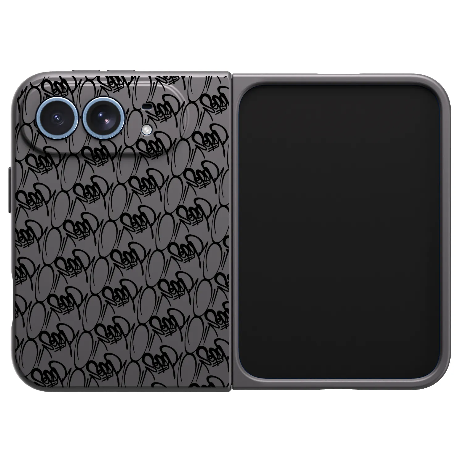 Picasee silikónový čierny obal pre Apple iPhone Ultra - Separ - Black On Black 2
