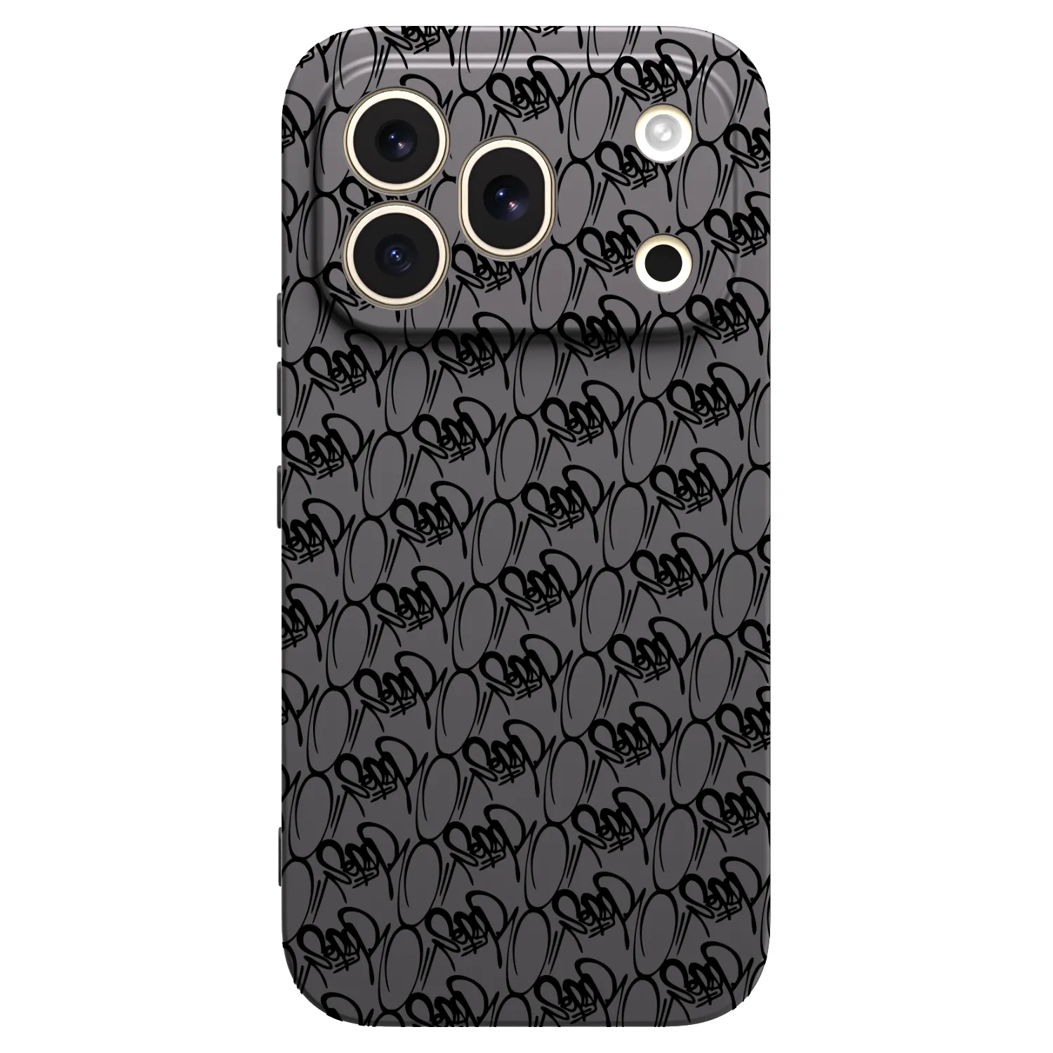 Picasee silikónový čierny obal pre Honor 600 Pro - Separ - Black On Black 2