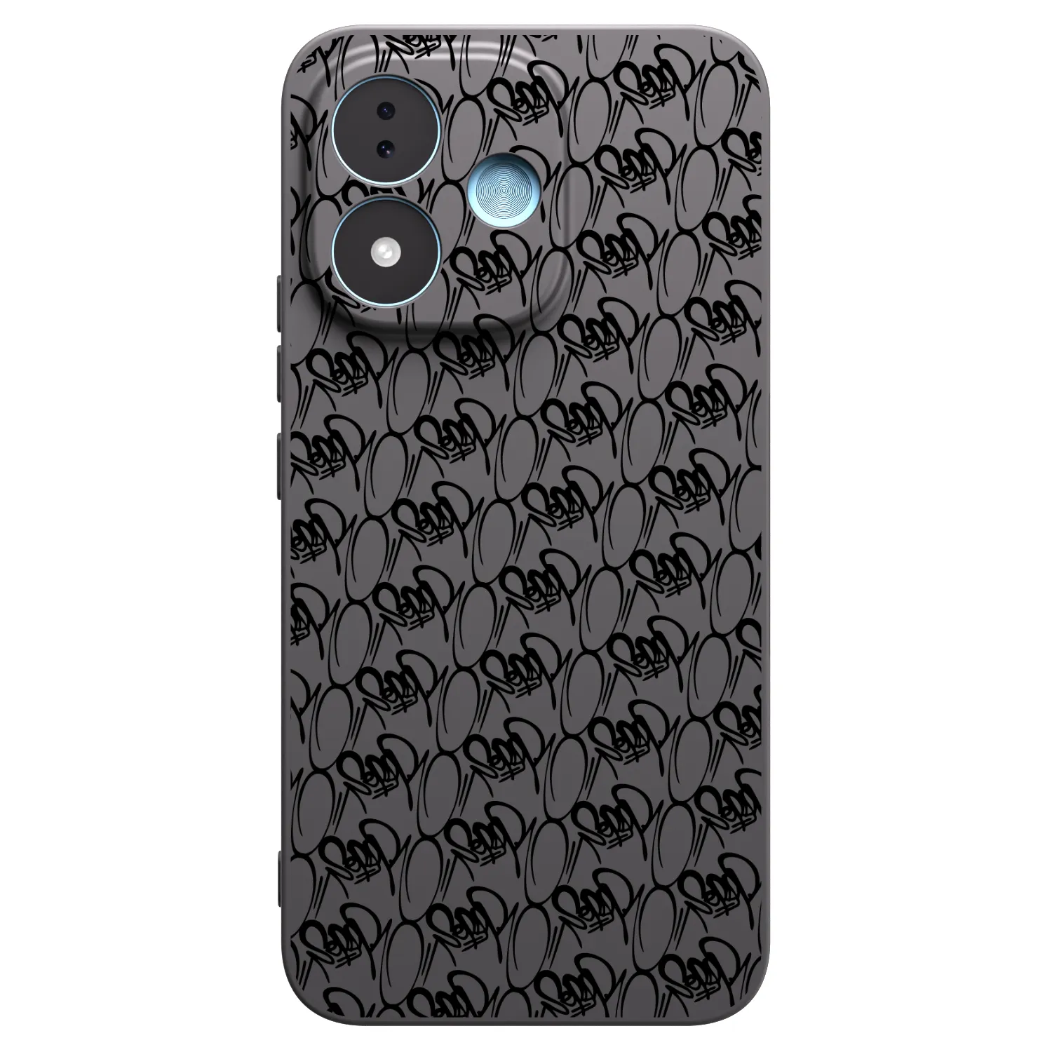 Picasee silikónový čierny obal pre Xiaomi Redmi Note 17 5G - Separ - Black On Black 2