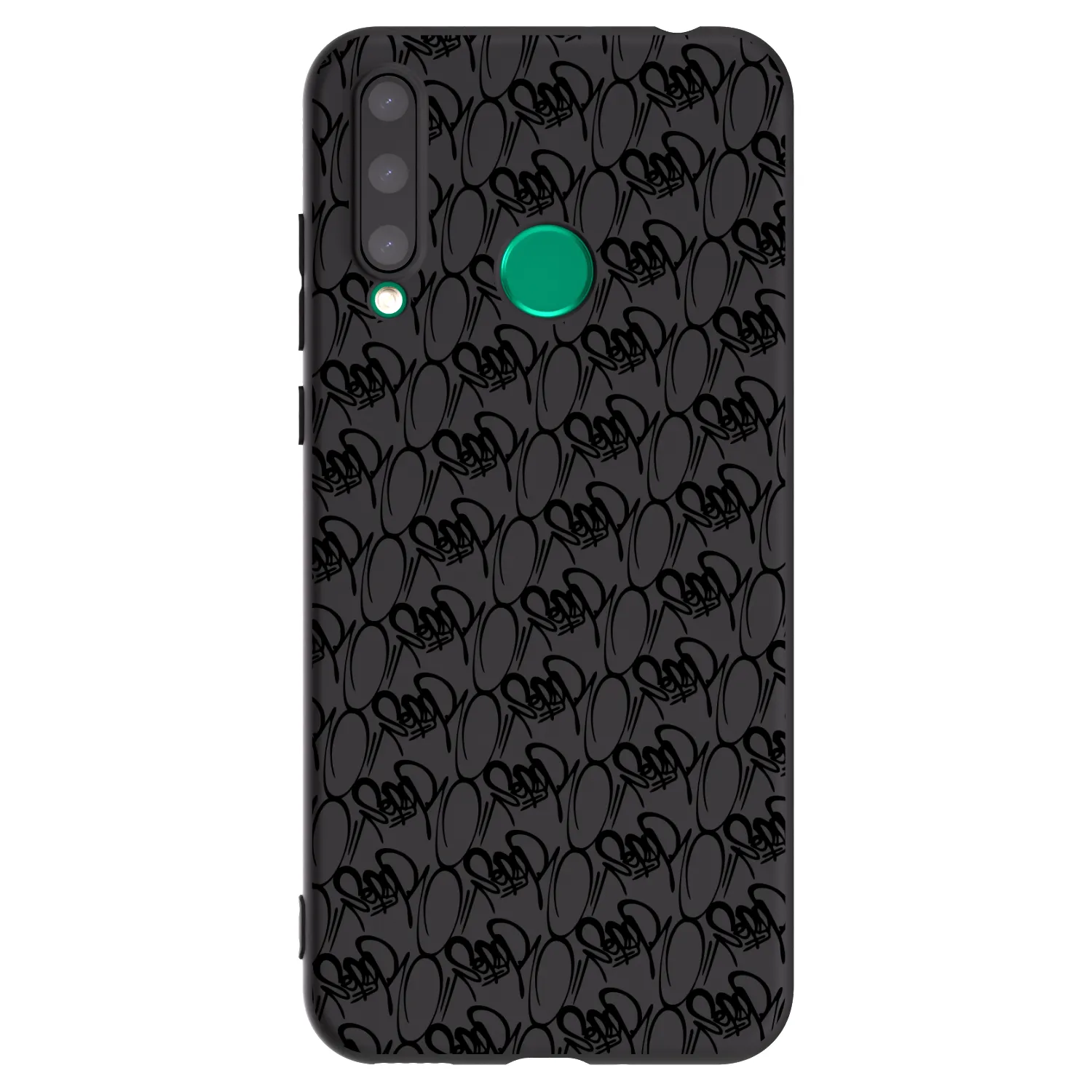 Picasee silikónový čierny obal pre Honor 20 Lite - Separ - Black On Black 2