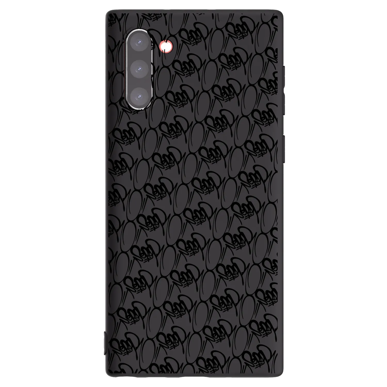 Picasee silikónový čierny obal pre Samsung Galaxy Note 10 N970F - Separ - Black On Black 2