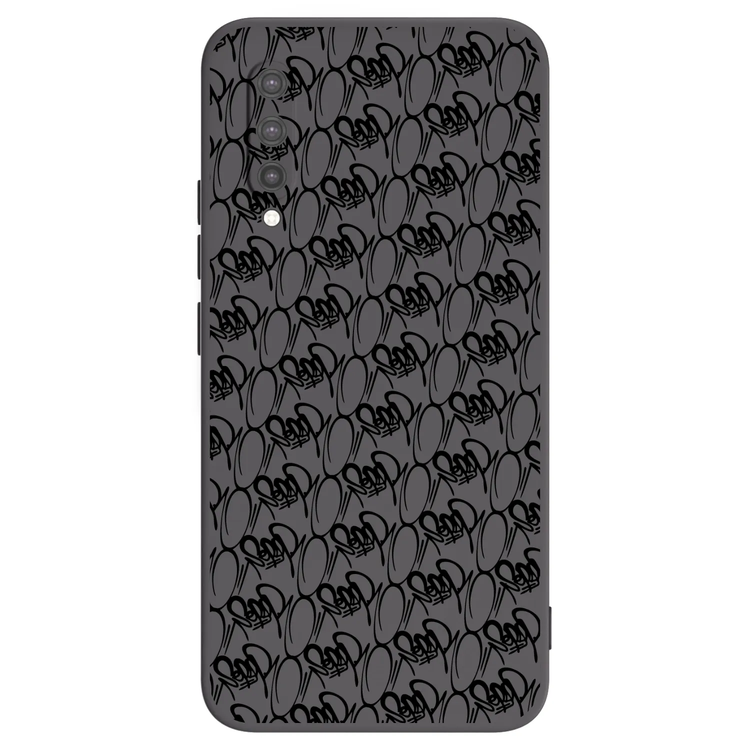Picasee silikónový čierny obal pre Xiaomi Mi 9 Lite - Separ - Black On Black 2