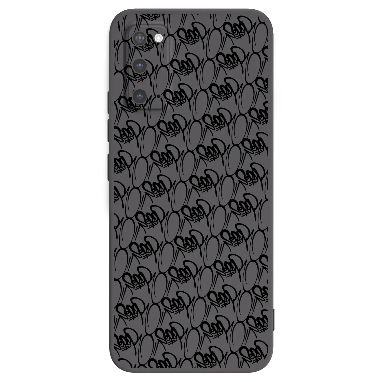 Picasee silikónový čierny obal pre Samsung Galaxy S20 G980F - Separ - Black On Black 2