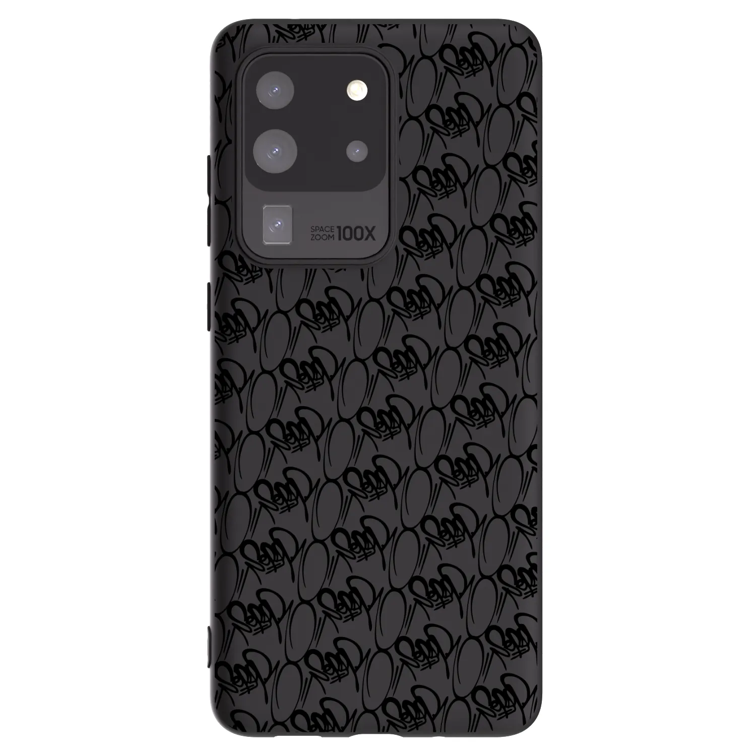 Picasee silikónový čierny obal pre Samsung Galaxy S20 Ultra 5G G988F - Separ - Black On Black 2
