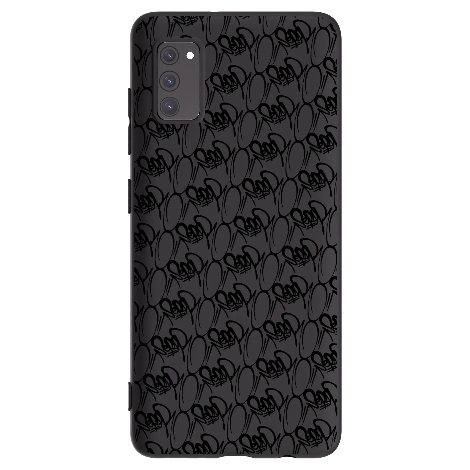 Picasee silikónový čierny obal pre Samsung Galaxy A41 A415F - Separ - Black On Black 2
