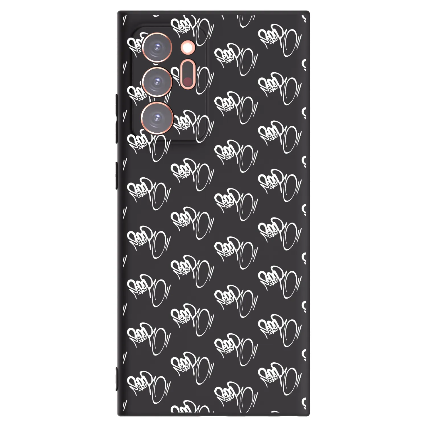 Picasee silikónový čierny obal pre Samsung Galaxy Note 20 Ultra - Separ - White On Black