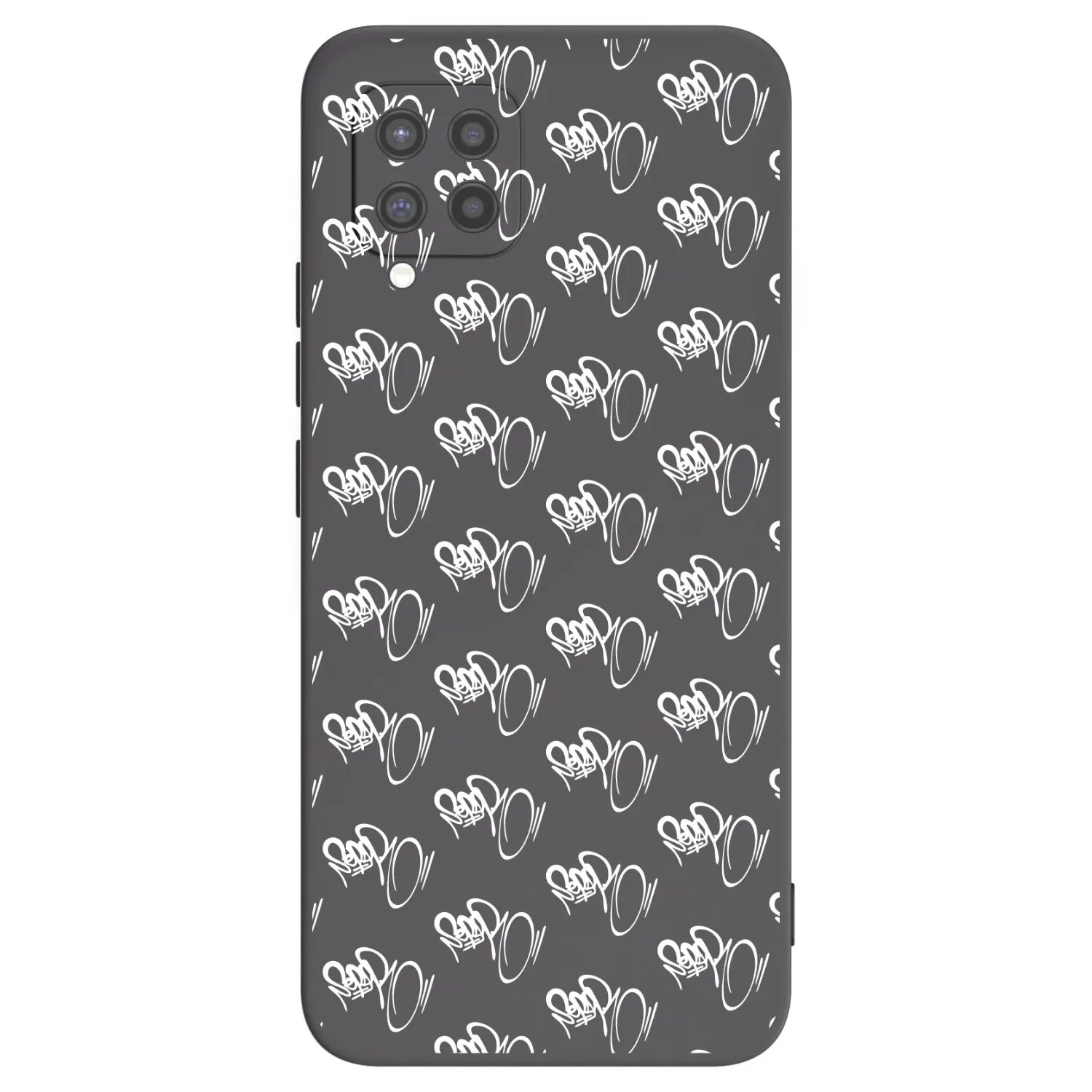 Picasee silikónový čierny obal pre Samsung Galaxy A42 A426B - Separ - White On Black
