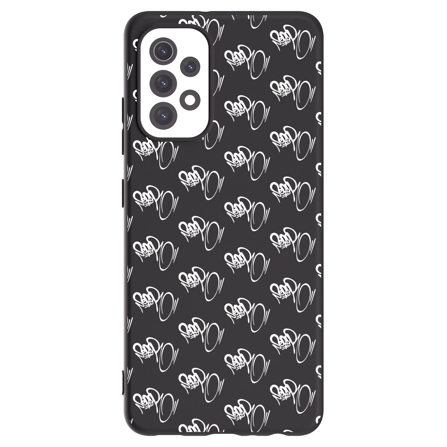 Picasee silikónový čierny obal pre Samsung Galaxy A32 5G A326B - Separ - White On Black
