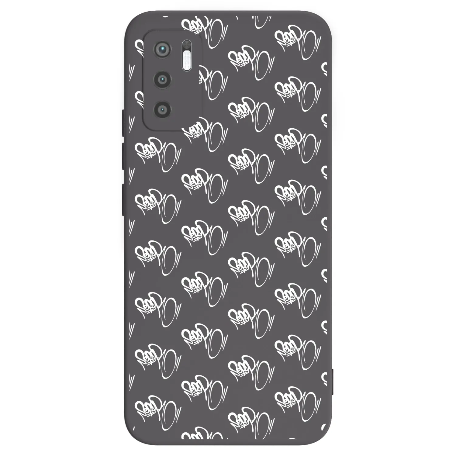 Picasee silikónový čierny obal pre Xiaomi Redmi Note 10 5G - Separ - White On Black