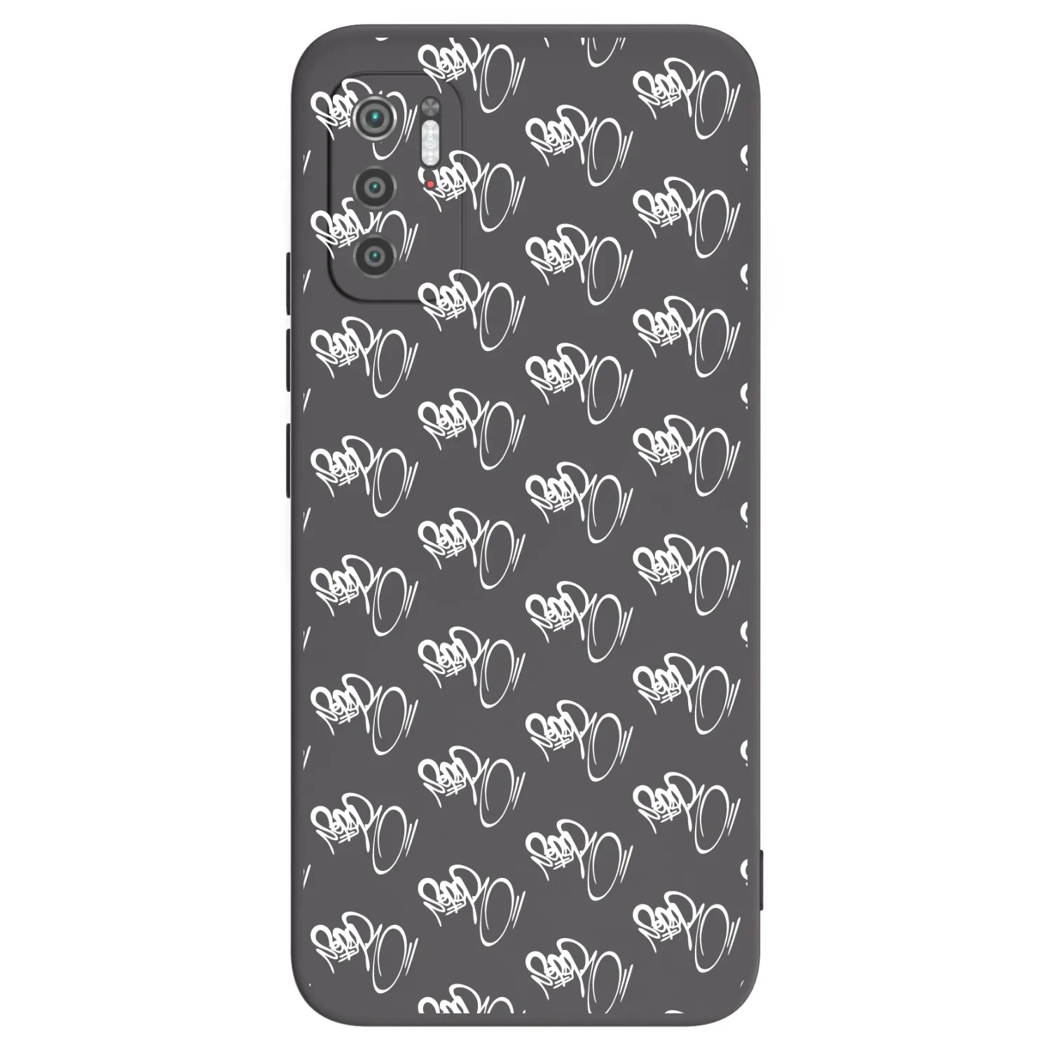 Picasee silikónový čierny obal pre Xiaomi Poco M3 Pro 5G - Separ - White On Black