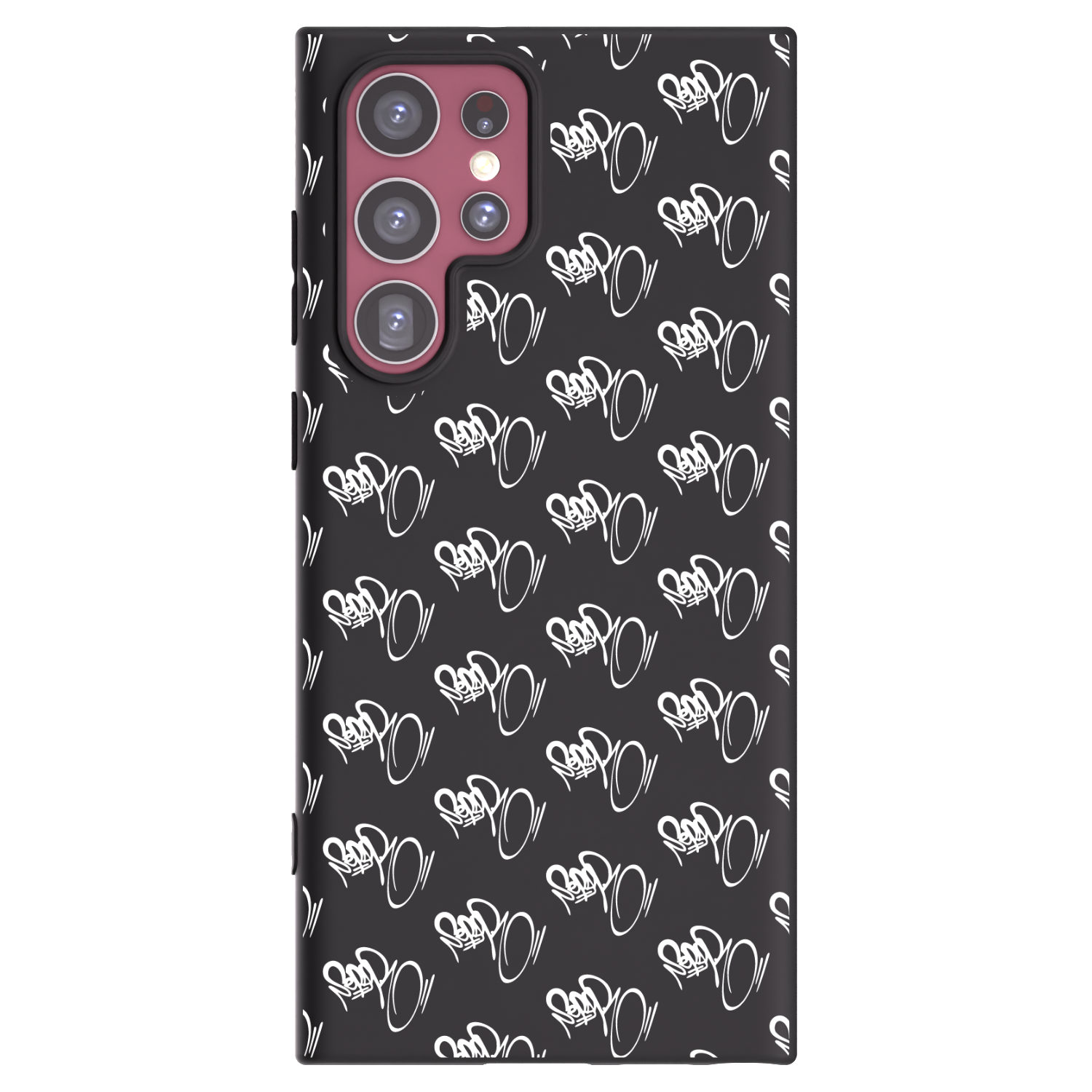 Picasee silikónový čierny obal pre Samsung Galaxy S22 Ultra 5G - Separ - White On Black